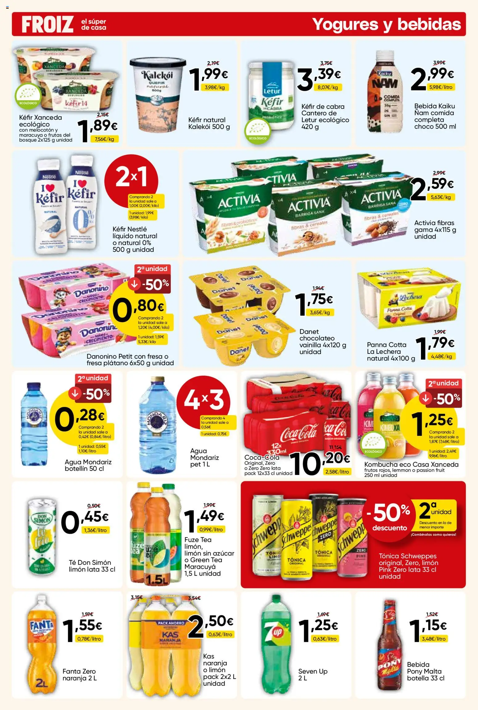 Froiz folleto │ válido desde el 15/10/2026 | Página: 9 | Productos: Kéfir, Cereales, Té, Vainilla