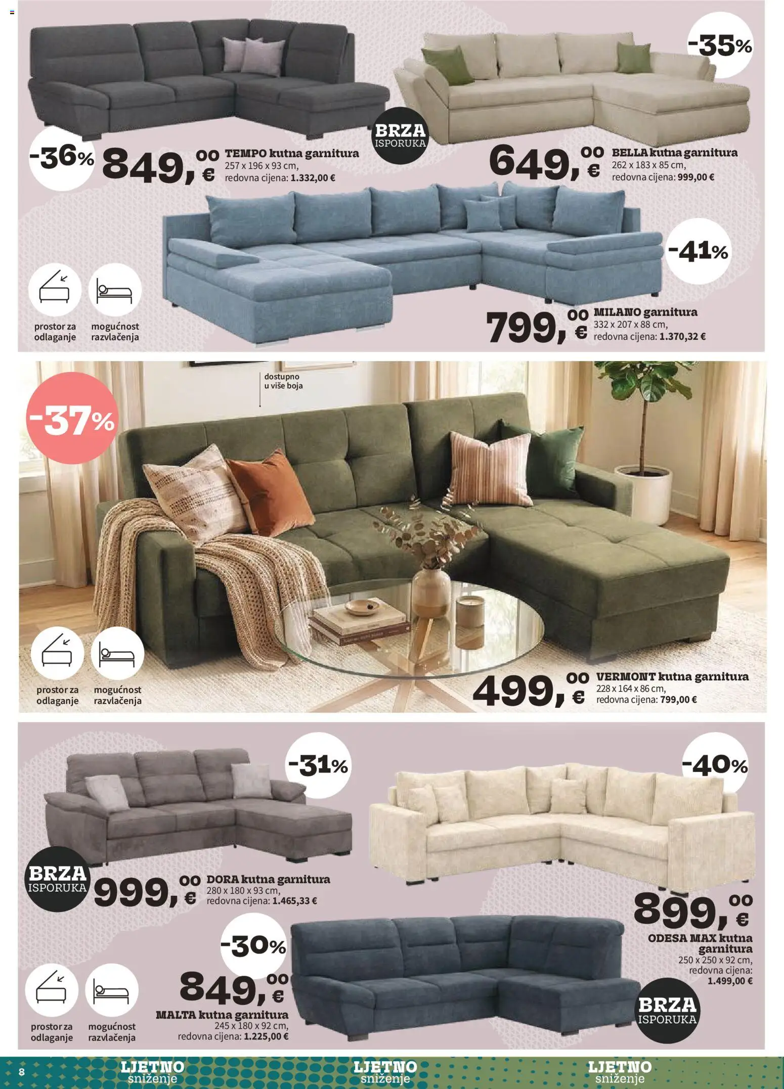 Prima katalog | vrijedi od 01.08.2026 | Stranica: 8 | Proizvodi: Kutna garnitura