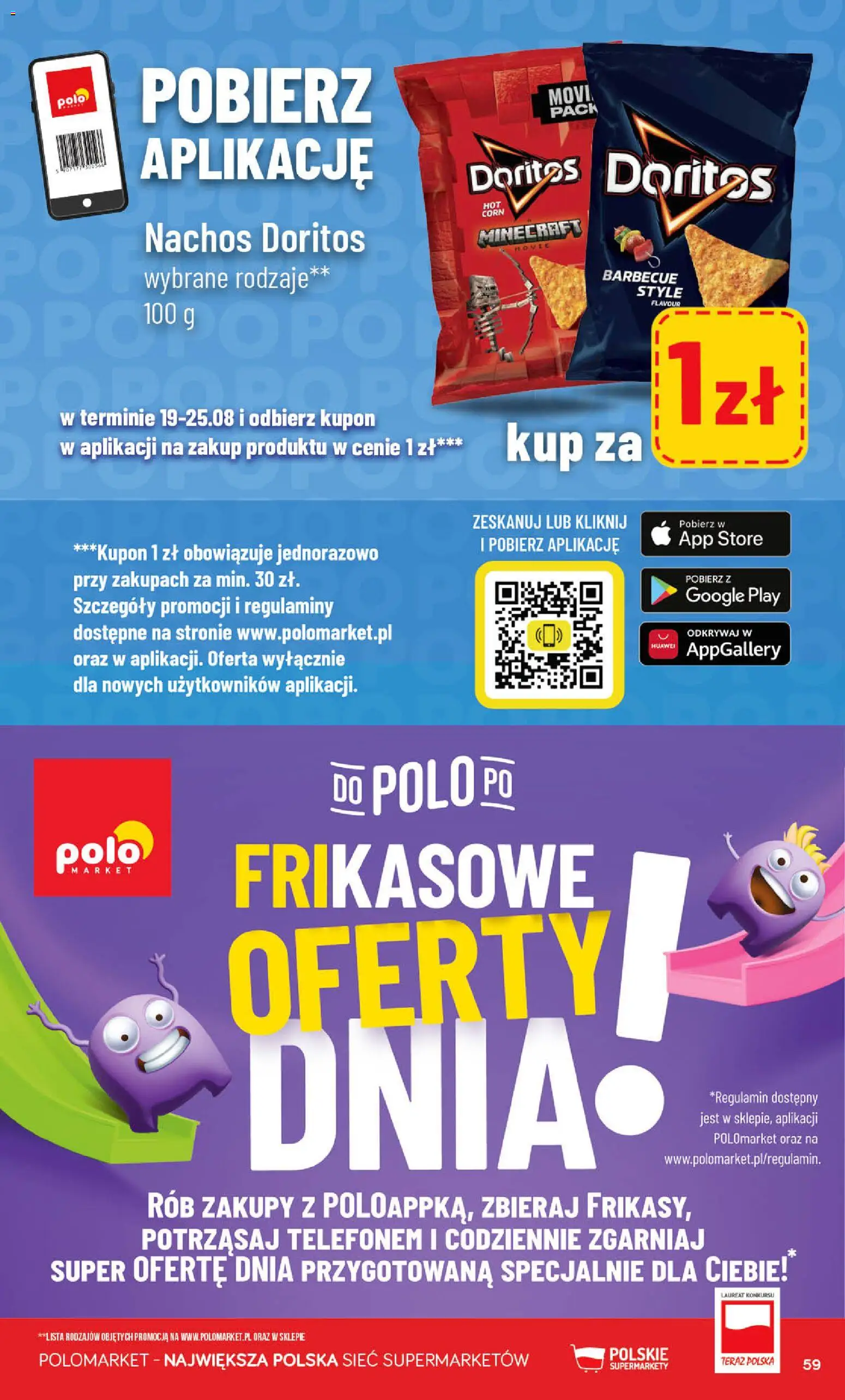 POLOmarket gazetka od 19.08.2026 | Strona: 59 | Produkty: Nachos, Doritos