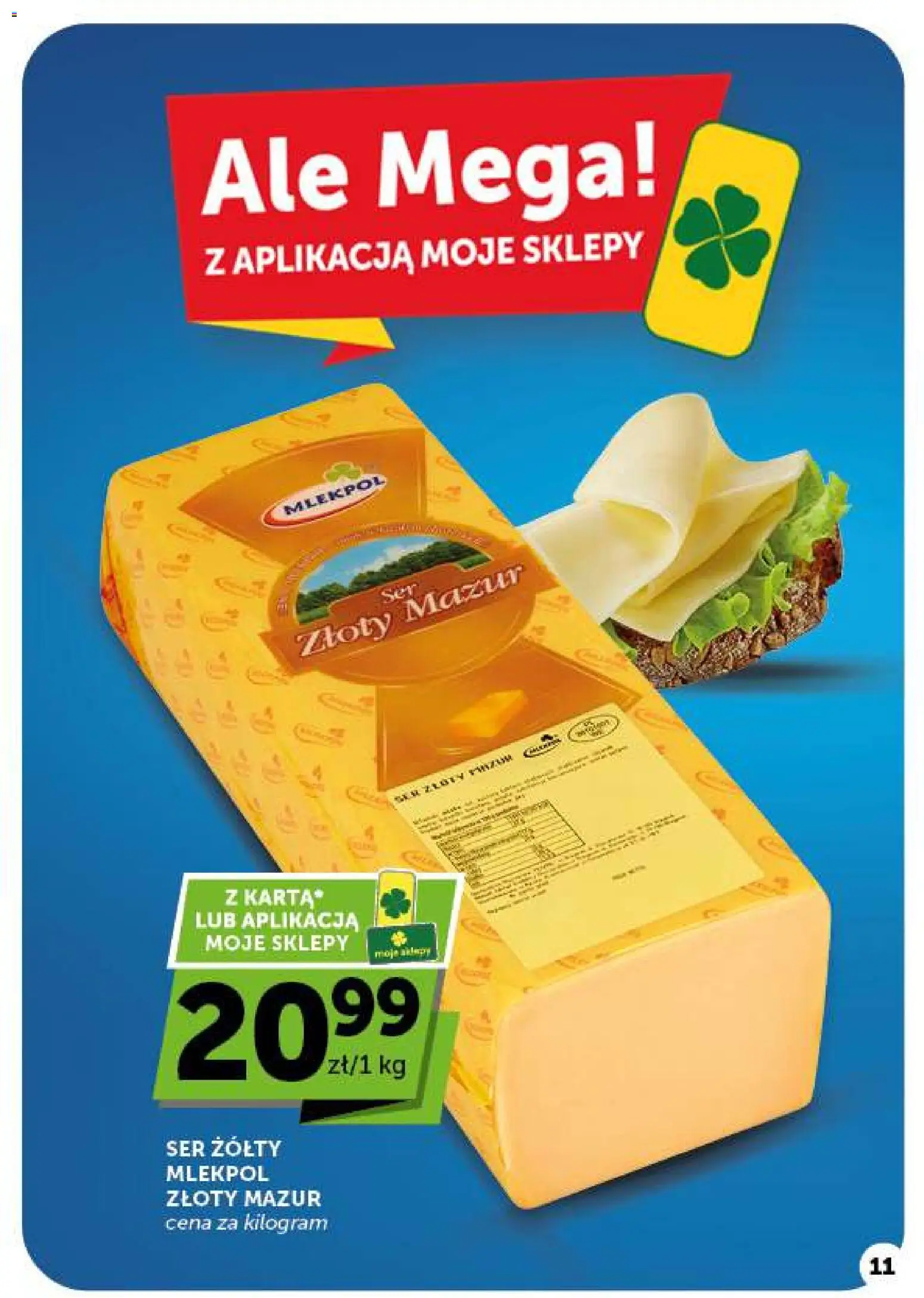 ABC gazetka - Market od 22.10.2026 | Strona: 11 | Produkty: Ser żółty, Ser