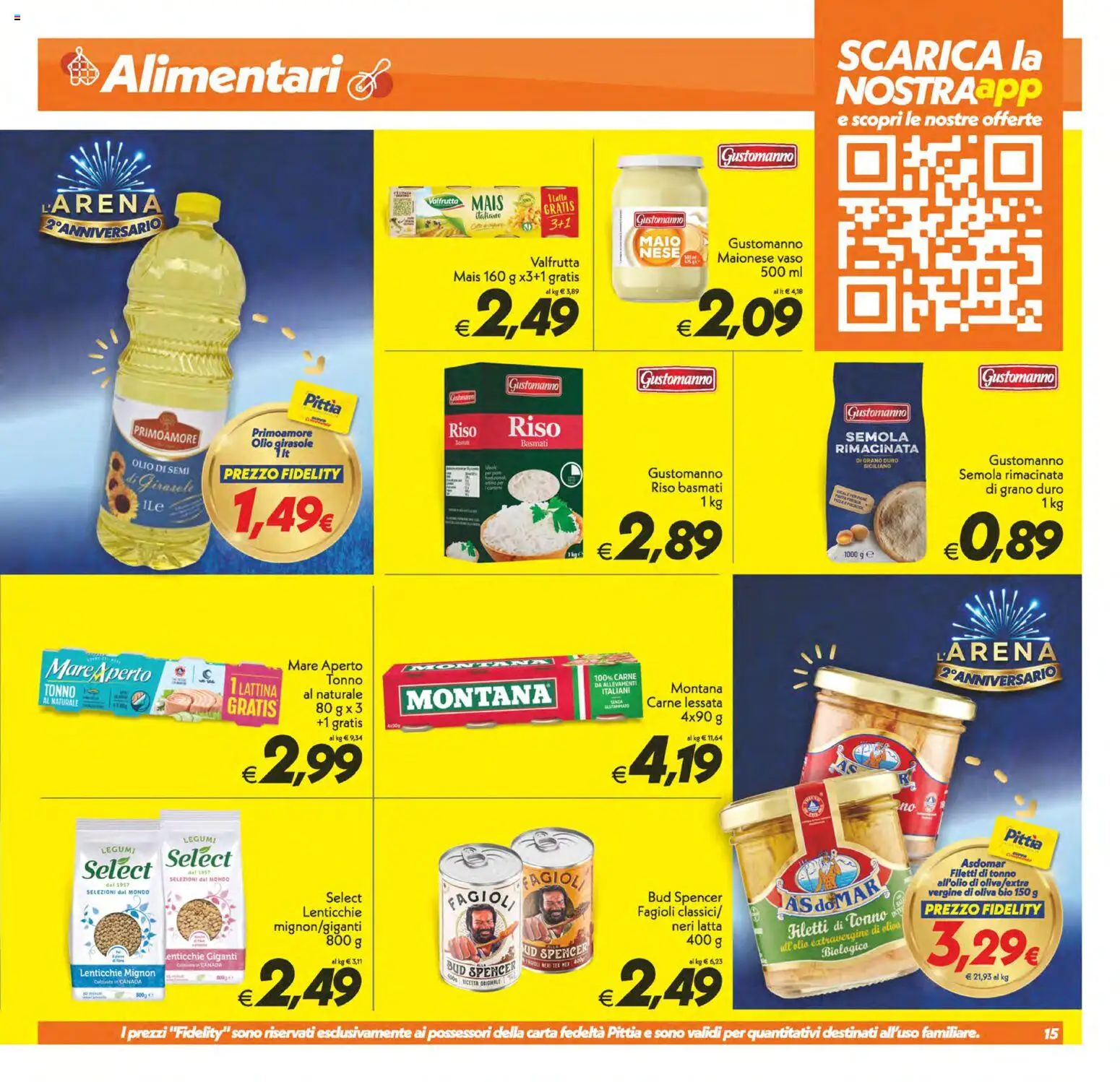 Volantino SuperConveniente del 13/10/2026 | Pagina: 15 | Prodotti: Riso Basmati, Pane, Lenticchie, Carne