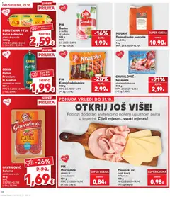 PIK Kranjska kobasica, Kranjska kobasica 300 g - Pregled kataloga iz trgovine Kaufland, vrijedi od 21.10.2026 | Stranica: 18