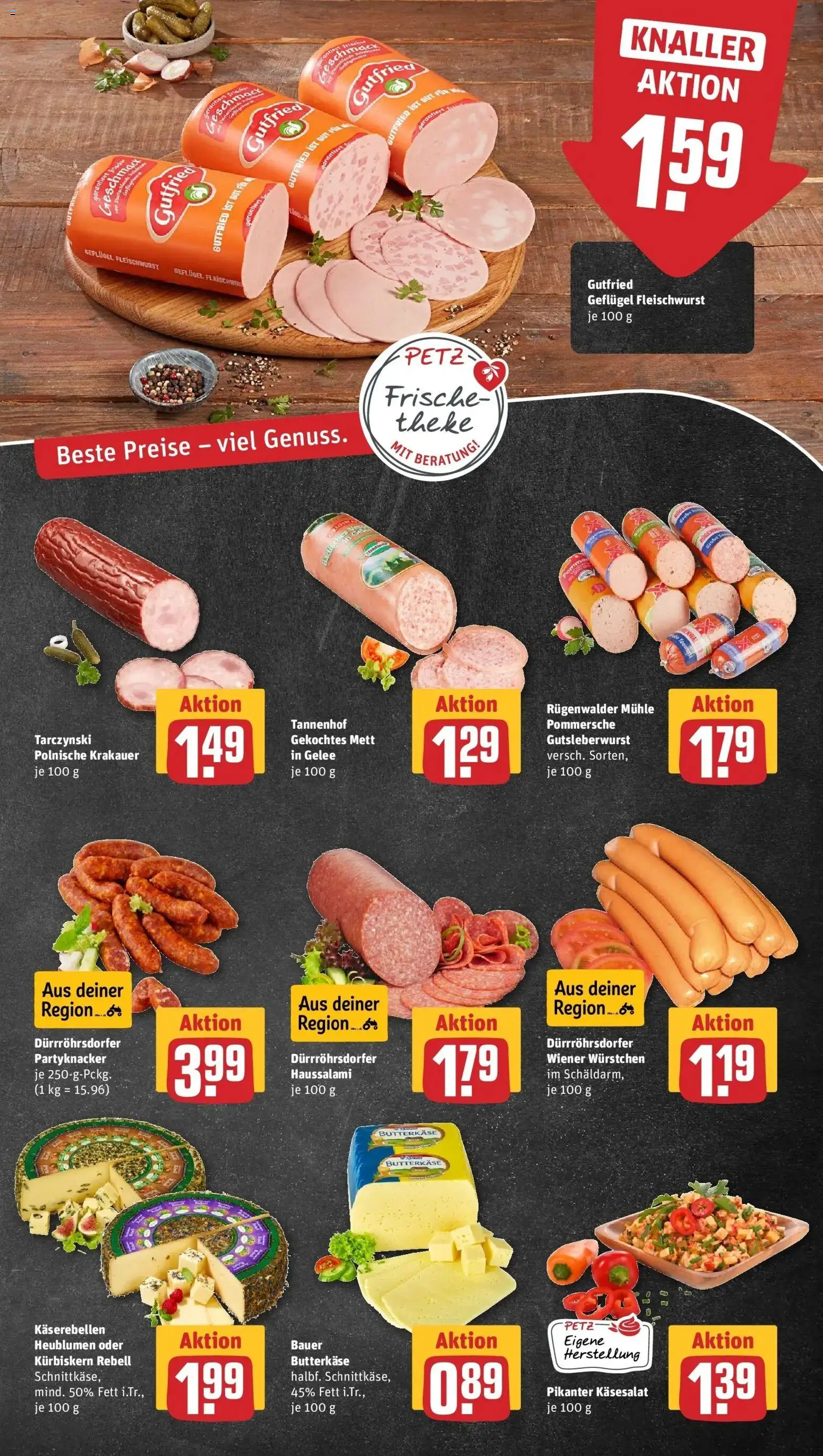 REWE Prospekt ab 19.10.2026 zum Blättern » Angebote | Seite: 11 | Produkte: Mühle, Wiener wurstchen, Theke