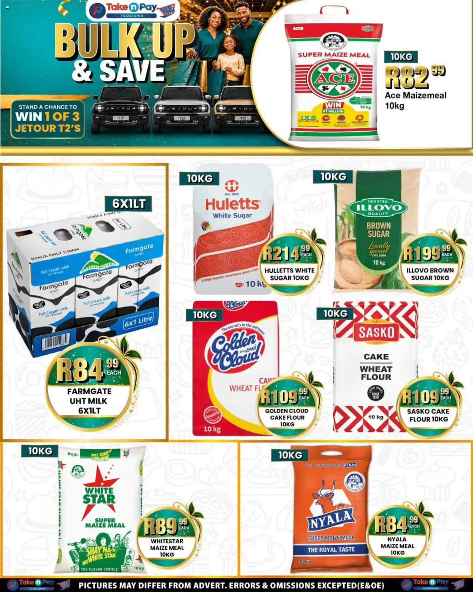 New Take n Pay catalogue – valid from 10/08/2026 | Page: 24 | Products: Cake, Flour, Maize meal, Milk