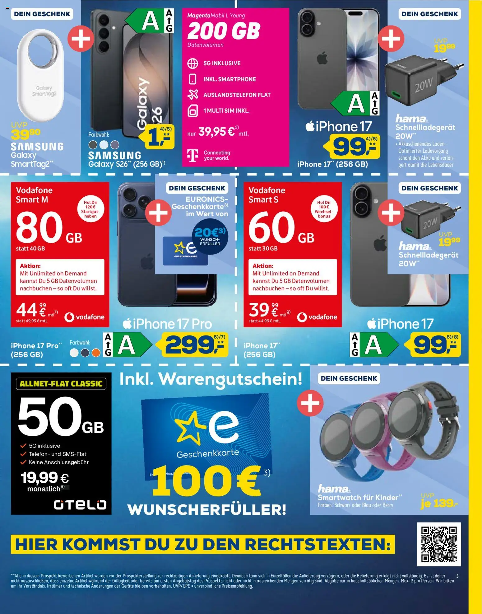 Euronics Prospekt – gültig ab 03.10.2026 | Seite: 5 | Produkte: Samsung, Iphone, Telefon, Smartphone