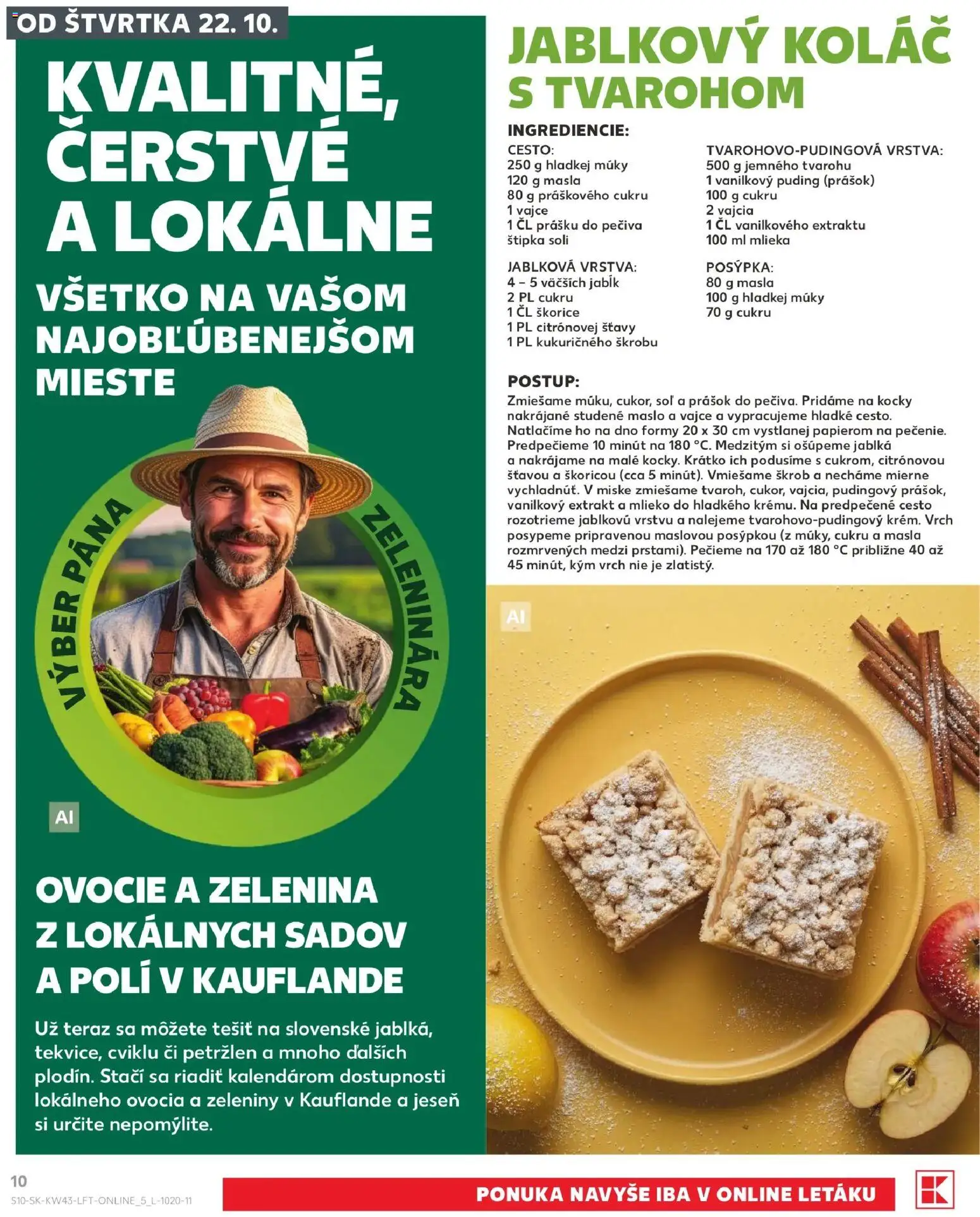 Kaufland SK akciós ujság - amely érvényes a következő dátumtól: 2026.10.22. | Oldal: 10
