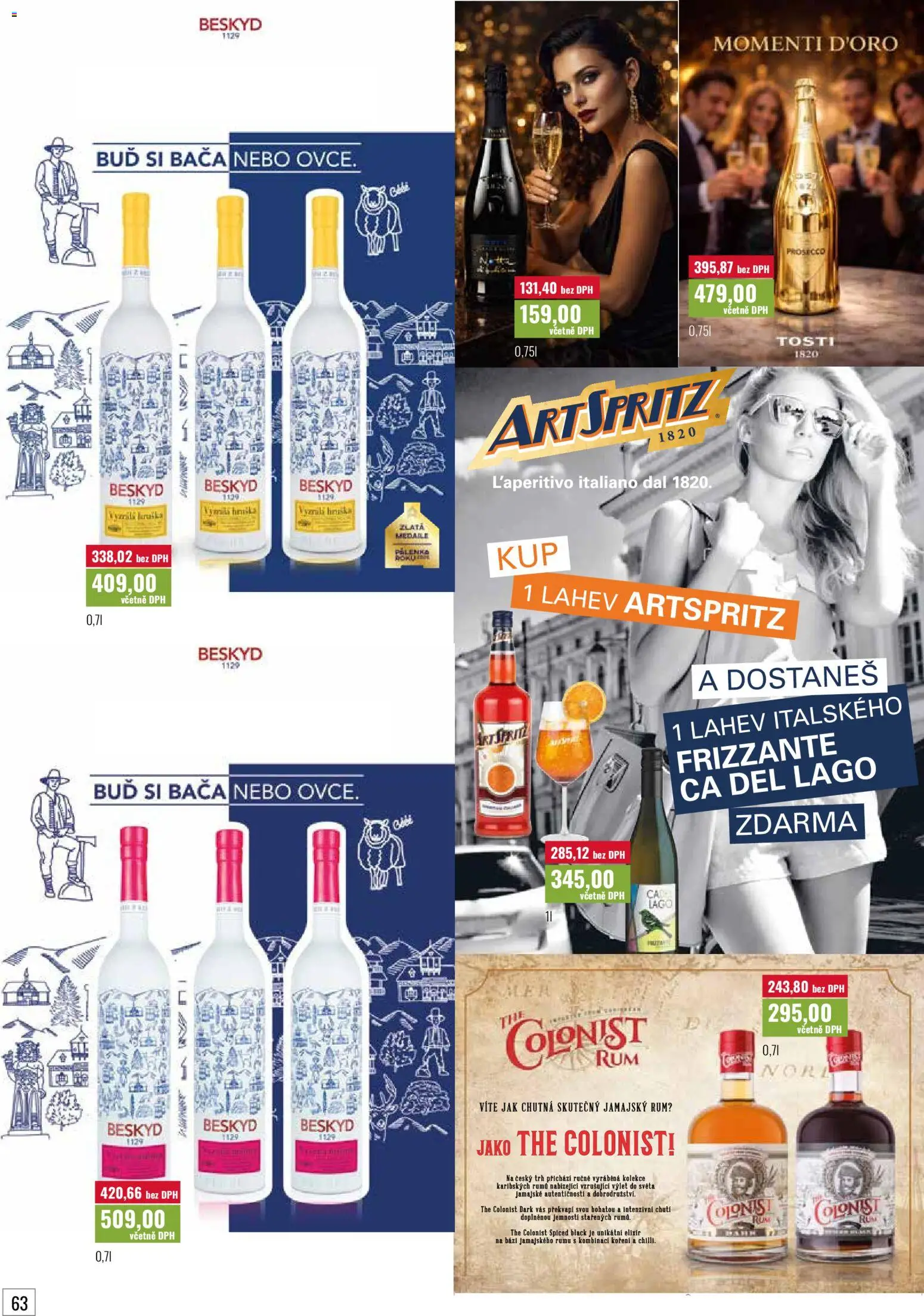 Ratio leták od 01.07.2026 | Strana: 64 | Produkty: Rum, Frizzante, Spritz, Koření