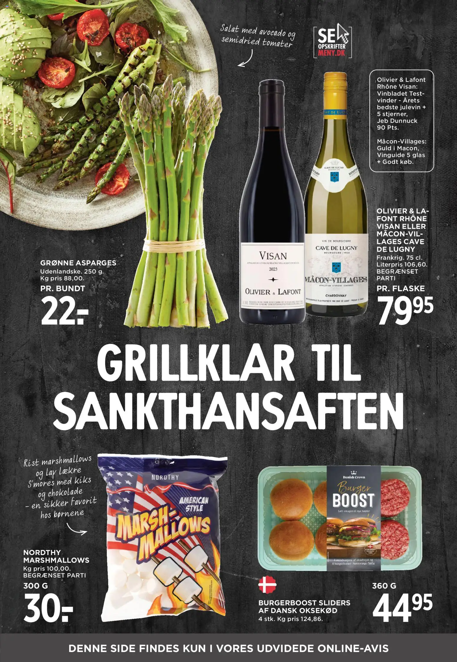 Meny tilbudsavis – gyldig fra 19.06.2026 | Side: 14 | Produkter: Chokolade, Oksekød, Avocado, Burgerboller