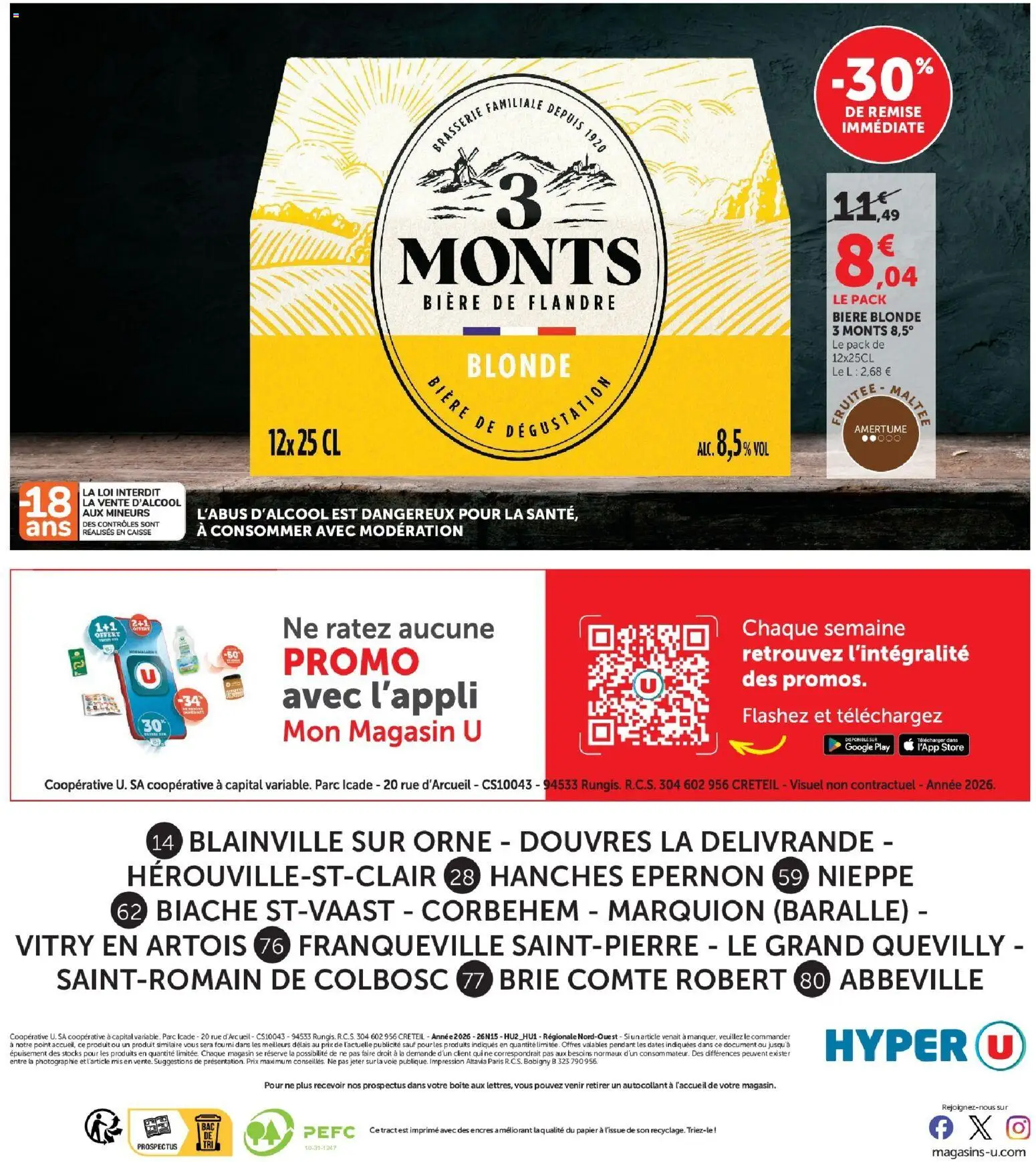 {H1} | Page: 20 | Produits: Bière blonde, Store, Impression, Bière