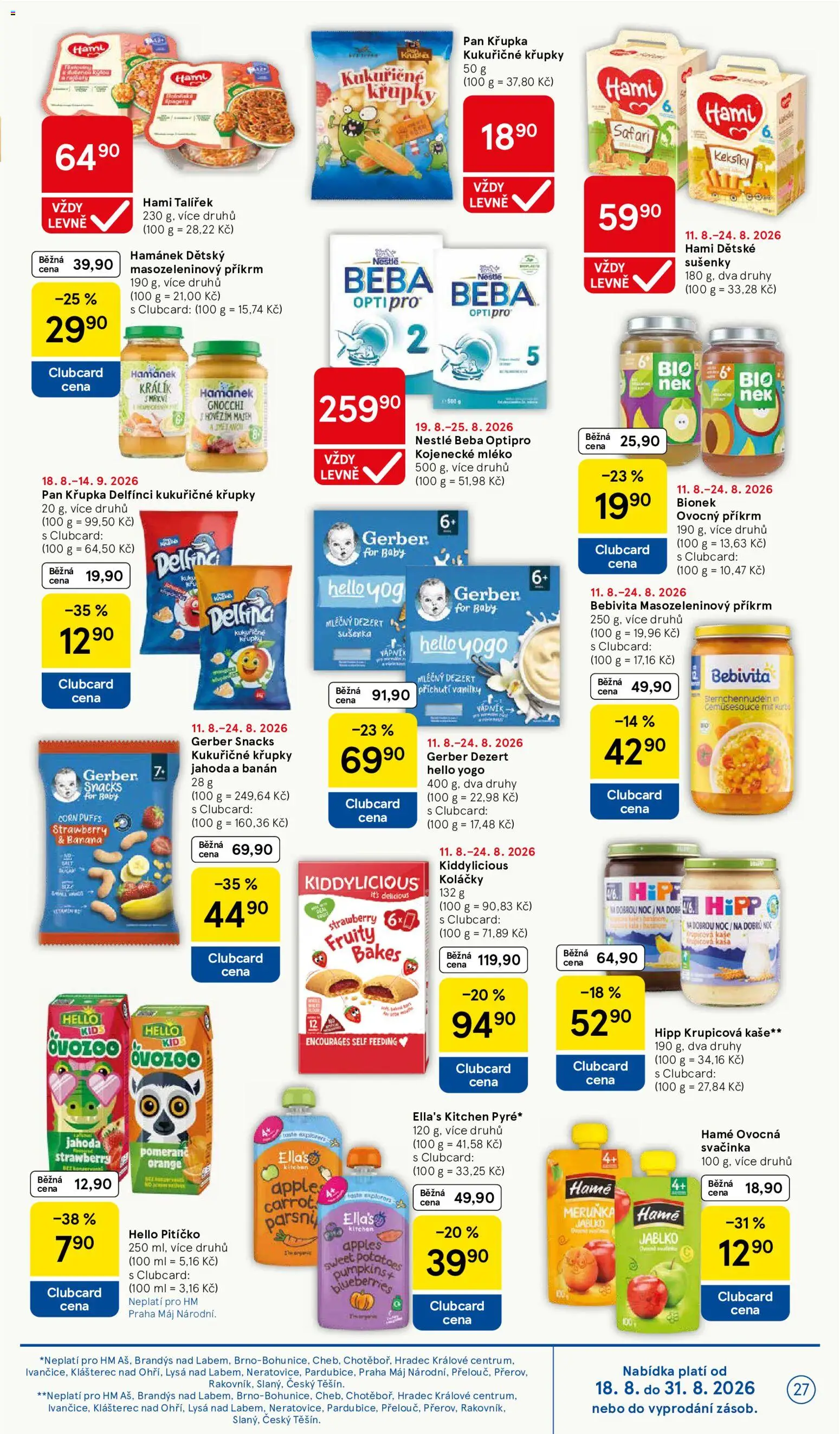 Tesco leták - Hypermarket od 19.08.2026 | Strana: 27
