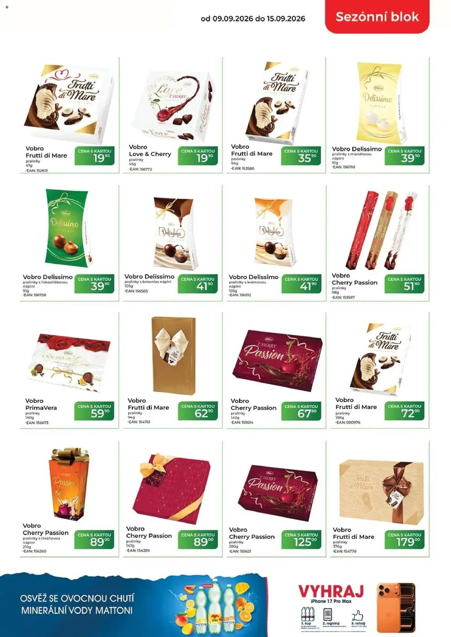 Tamda Foods leták od 16.09.2026 | Strana: 3 | Produkty: Mattoni, Brownies, Iphone, Blok