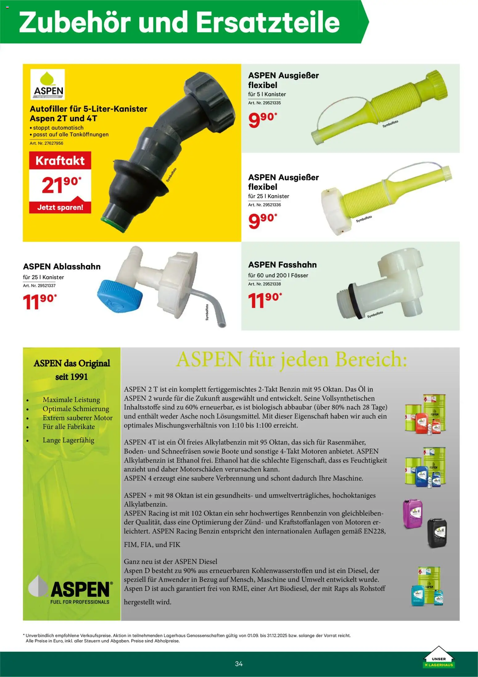 Lagerhaus Forstkatalog gültig ab 01.01.2025 | Seite: 34 | Produkte: Öl