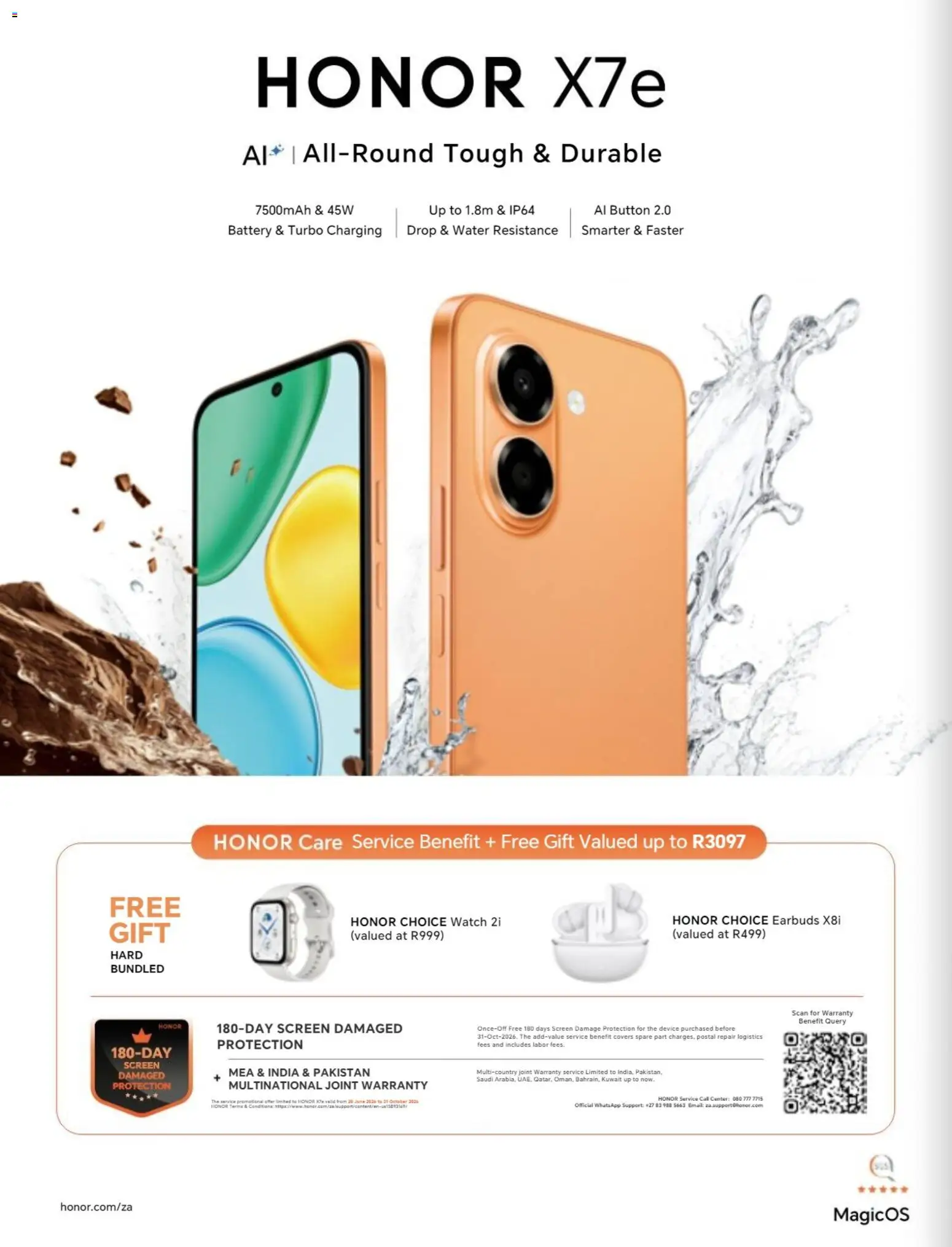 New Vodacom catalogue – valid from 07/08/2026 | Page: 10 | Products: Watch, Earbuds, Battery, Water