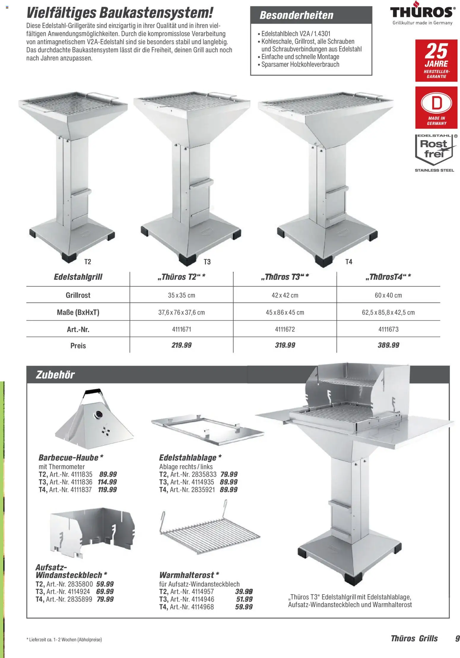 Toom Baumarkt  Grills & Zubehör 2026 – gültig ab 14.02.2026 | Seite: 9 | Produkte: Grill, Thermometer