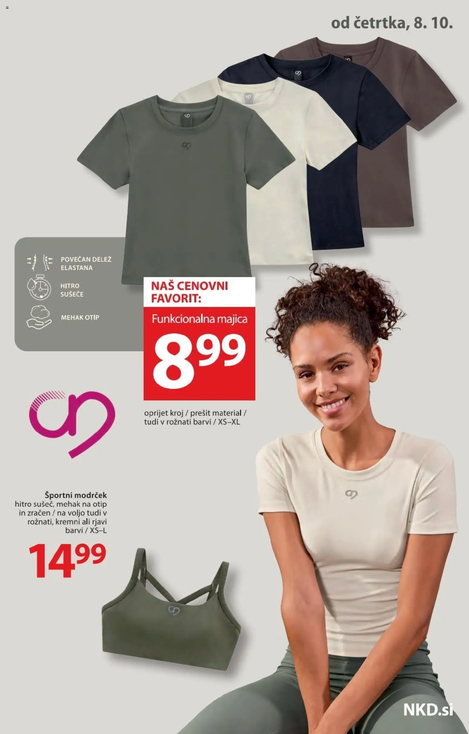 Novi NKD katalog ponudbe – veljaven od 08.10.2026 | Stran: 7 | Izdelki: Majica, Modrcek