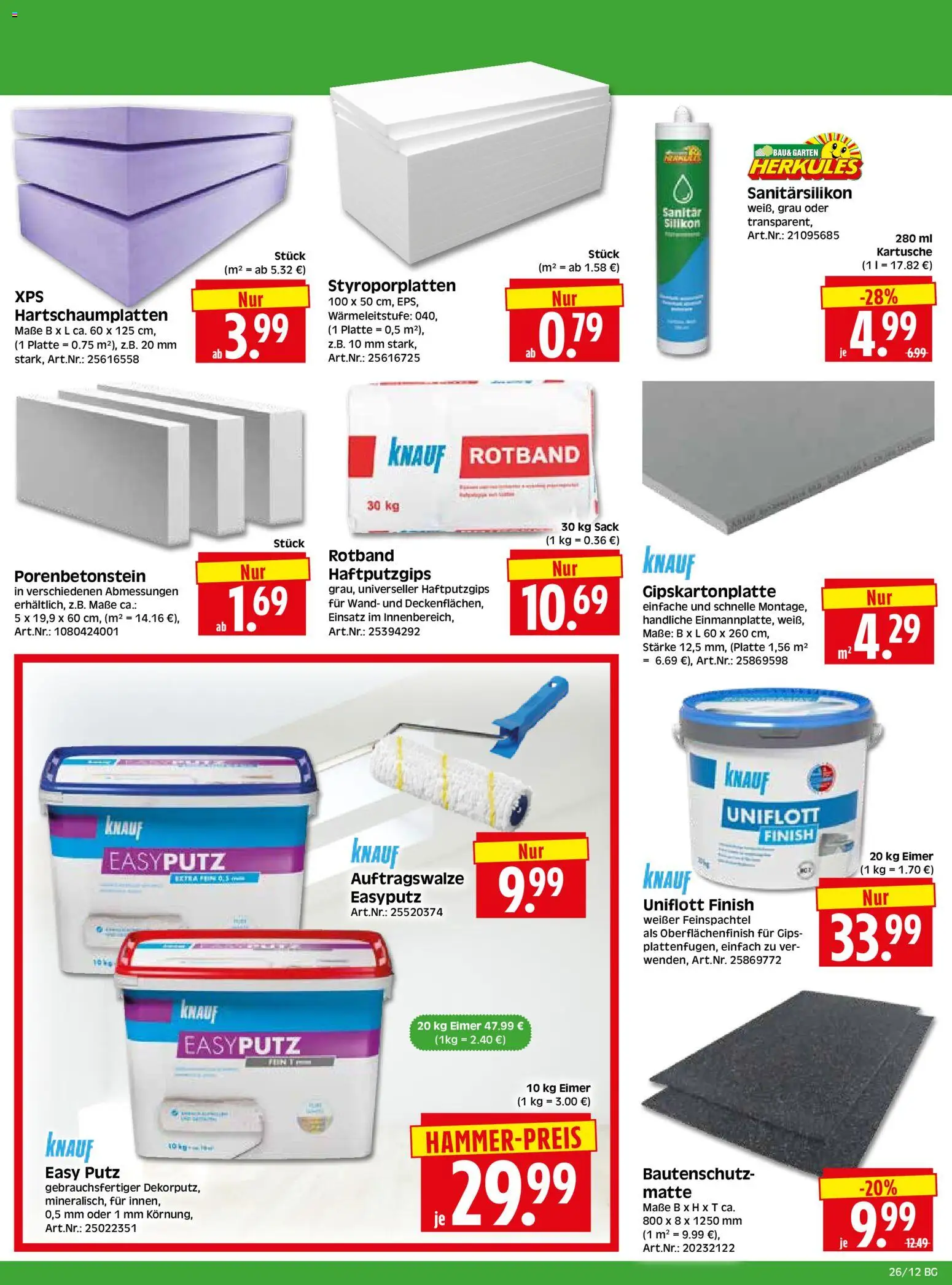 HERKULES Bau & Garten – gültig ab 22.06.2026 | Seite: 12 | Produkte: Finish