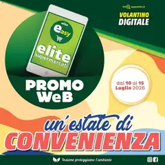 Anteprima del volantino Elite Supermercati volantino Promo Web valido a partire dal 10/07/2026