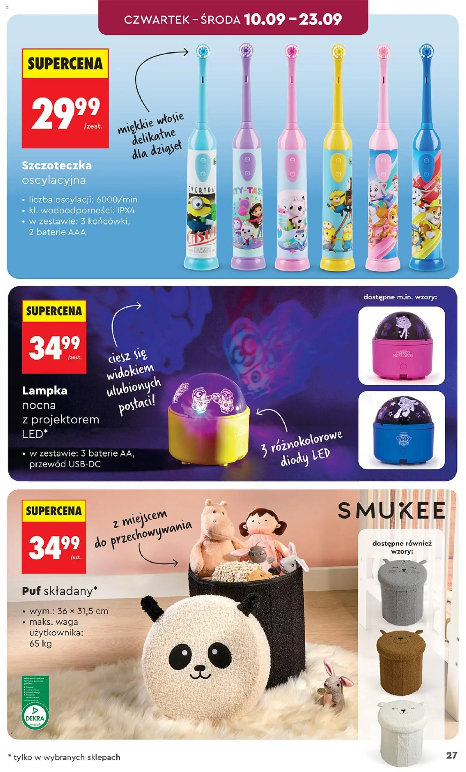Biedronka Polsko leták - Hity i inspiracje od 05.09.2026 | Strana: 27 | Produkty: Baterie, LED