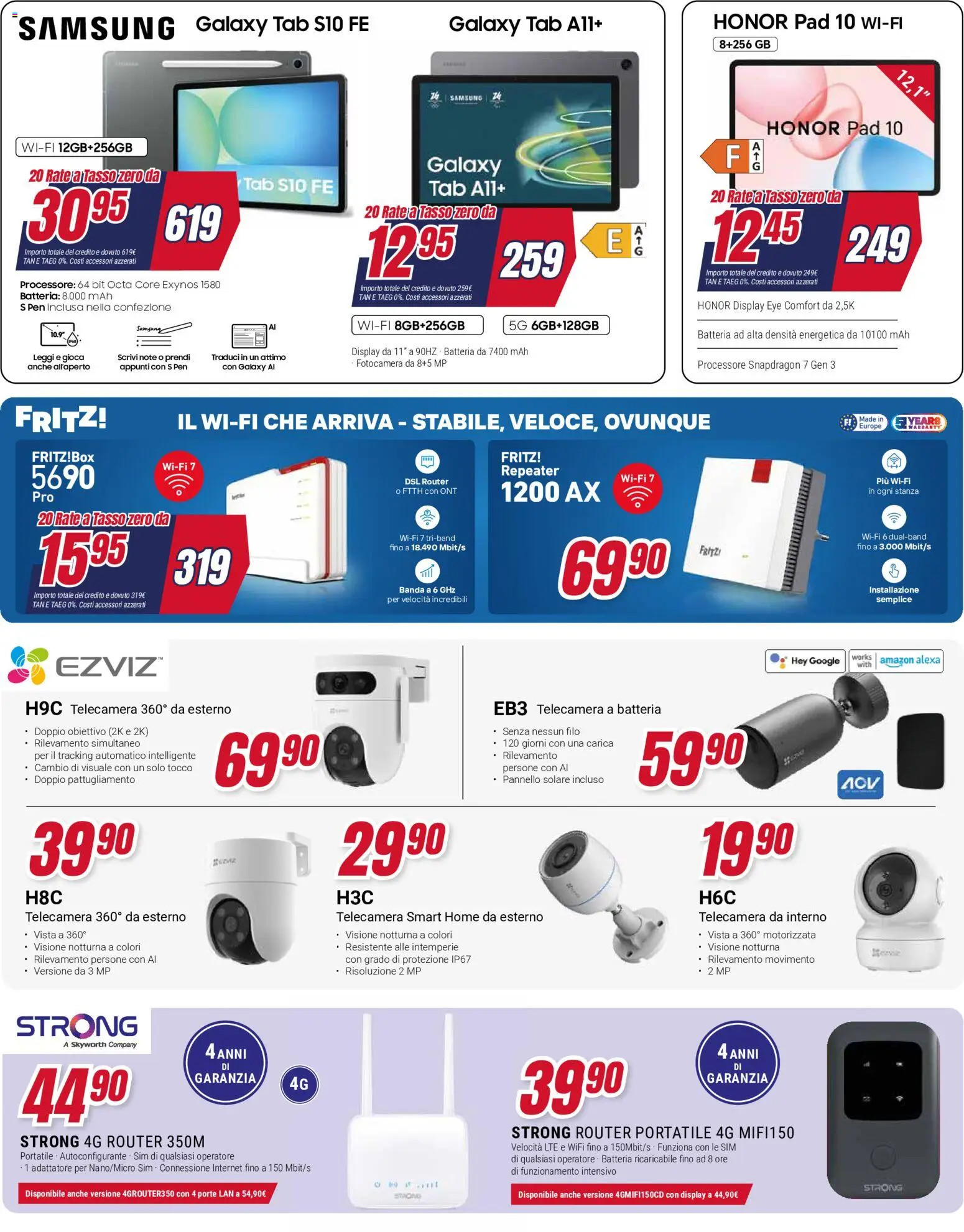 Volantino Trony del 21.05.2026 | Pagina: 35 | Prodotti: Router, Samsung Galaxy, Fotocamera, Batteria