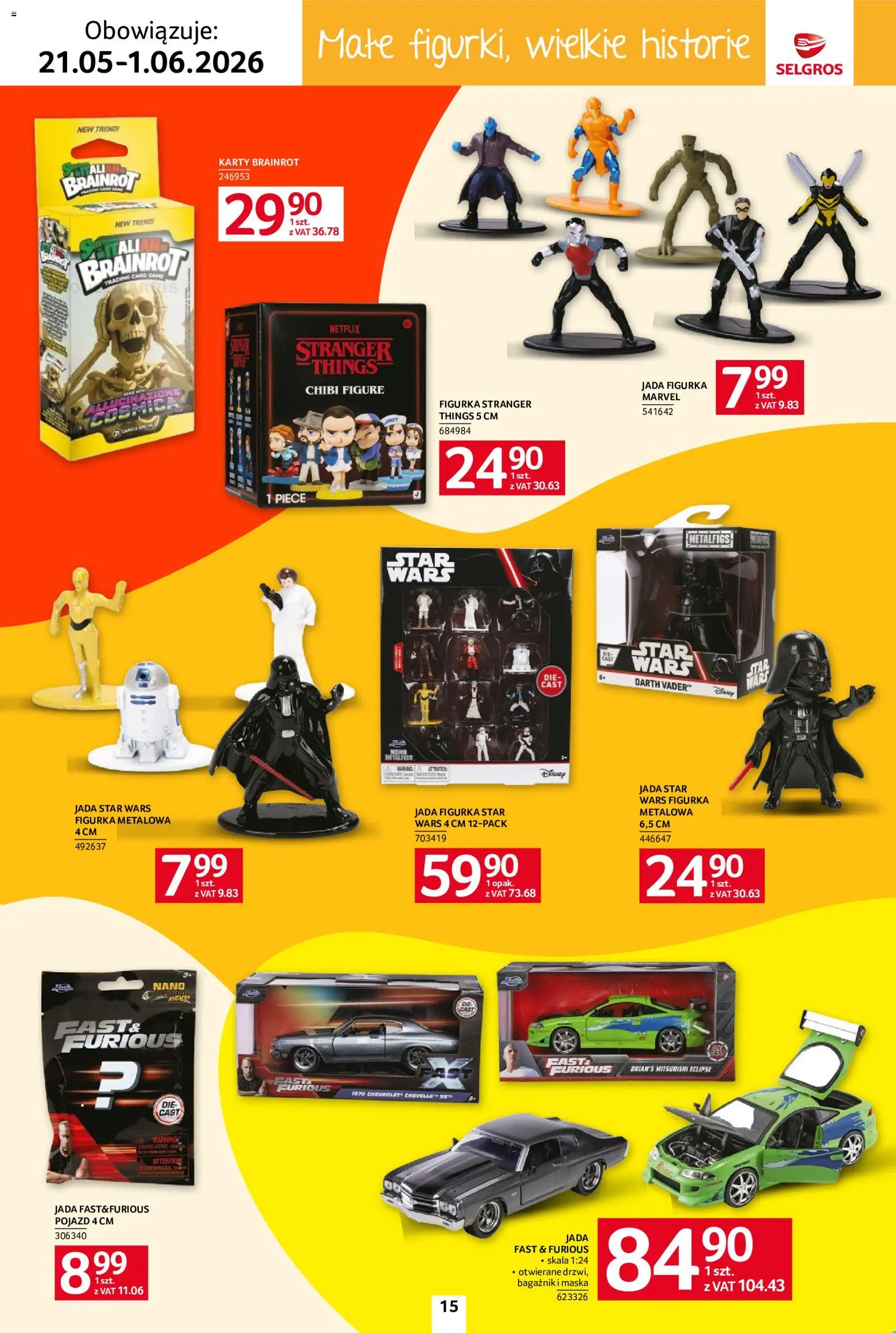 Selgros cash&carry gazetka - Dzień Dziecka od 21.05.2026 | Strona: 15 | Produkty: Maska