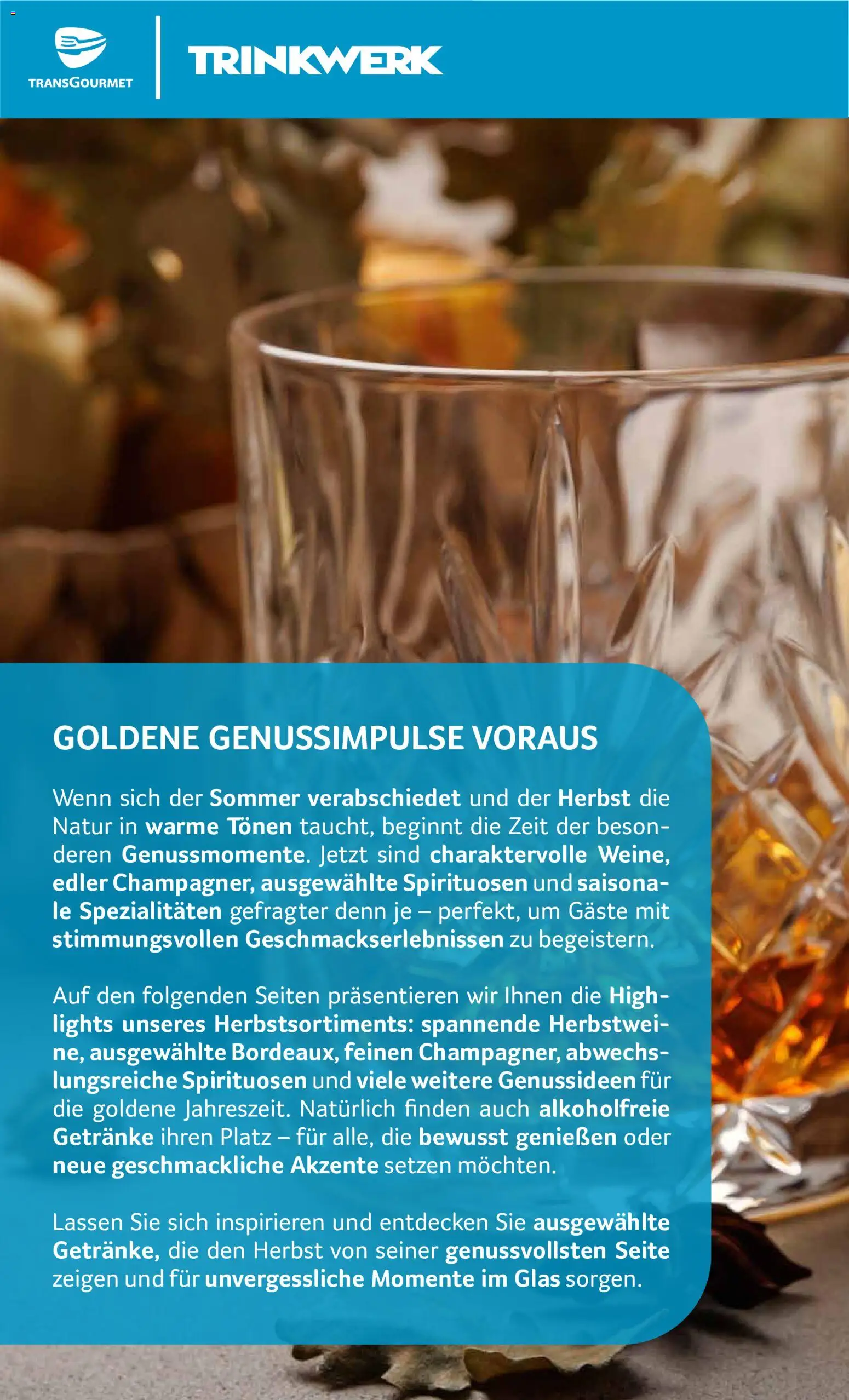 Transgourmet Trinkwerk Herbst gültig ab 30.08.2026 | Seite: 2 | Produkte: Getränke