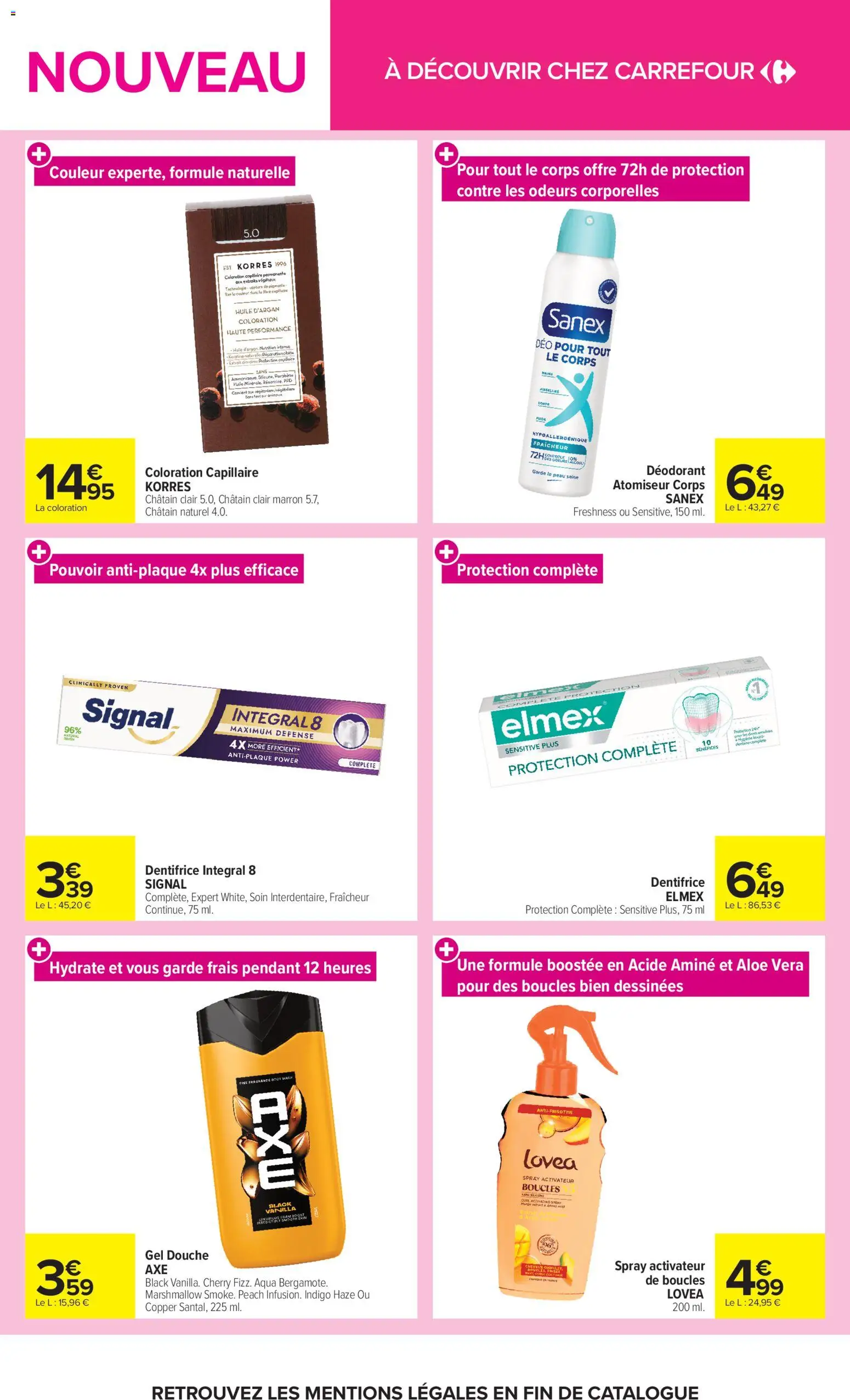 {H1} | Page: 14 | Produits: Déodorant, Dentifrice, Huile d’argan, Huile