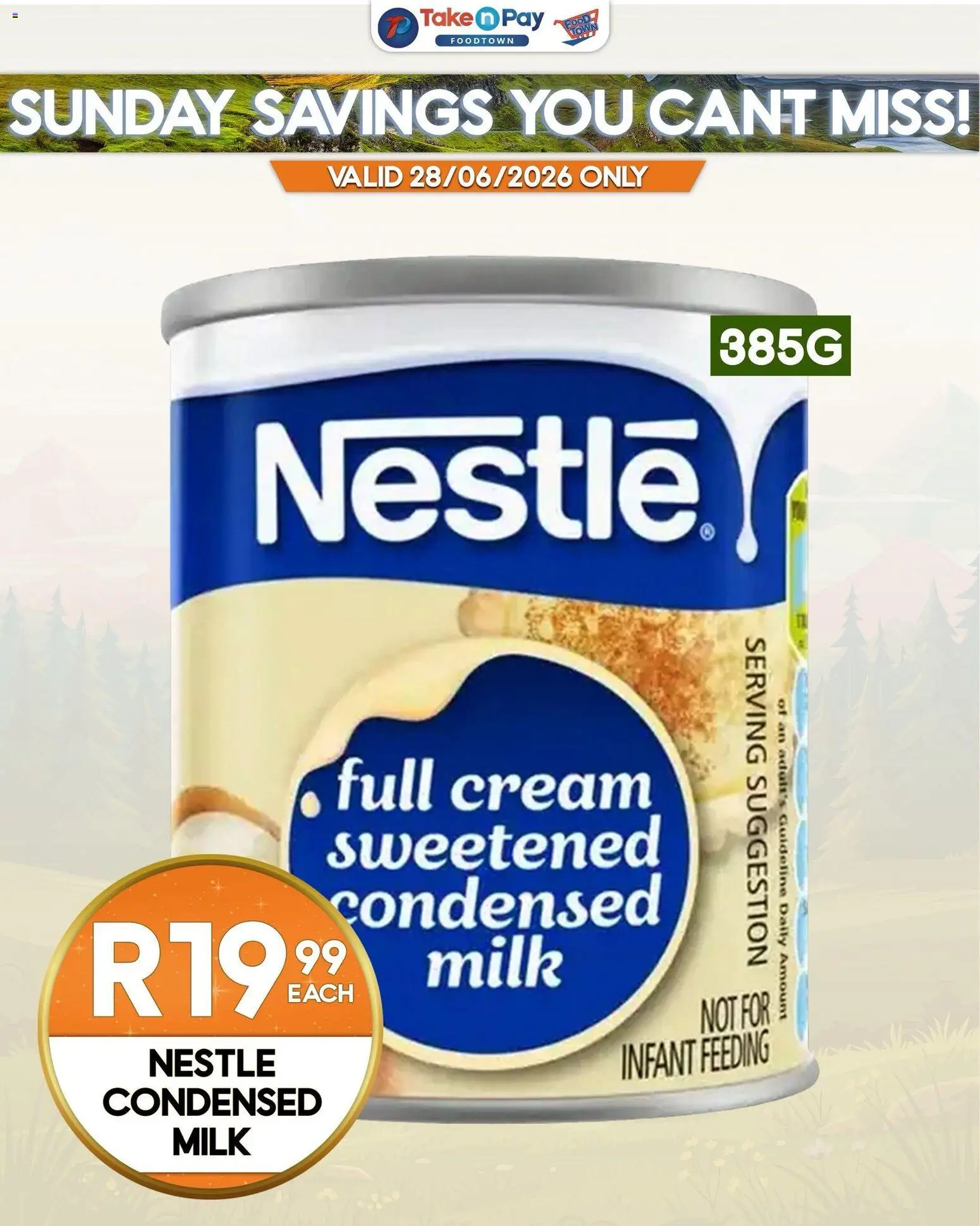 New Take n Pay catalogue – valid from 28/06/2026 | Page: 31 | Products: Milk, Condensed milk, Cream