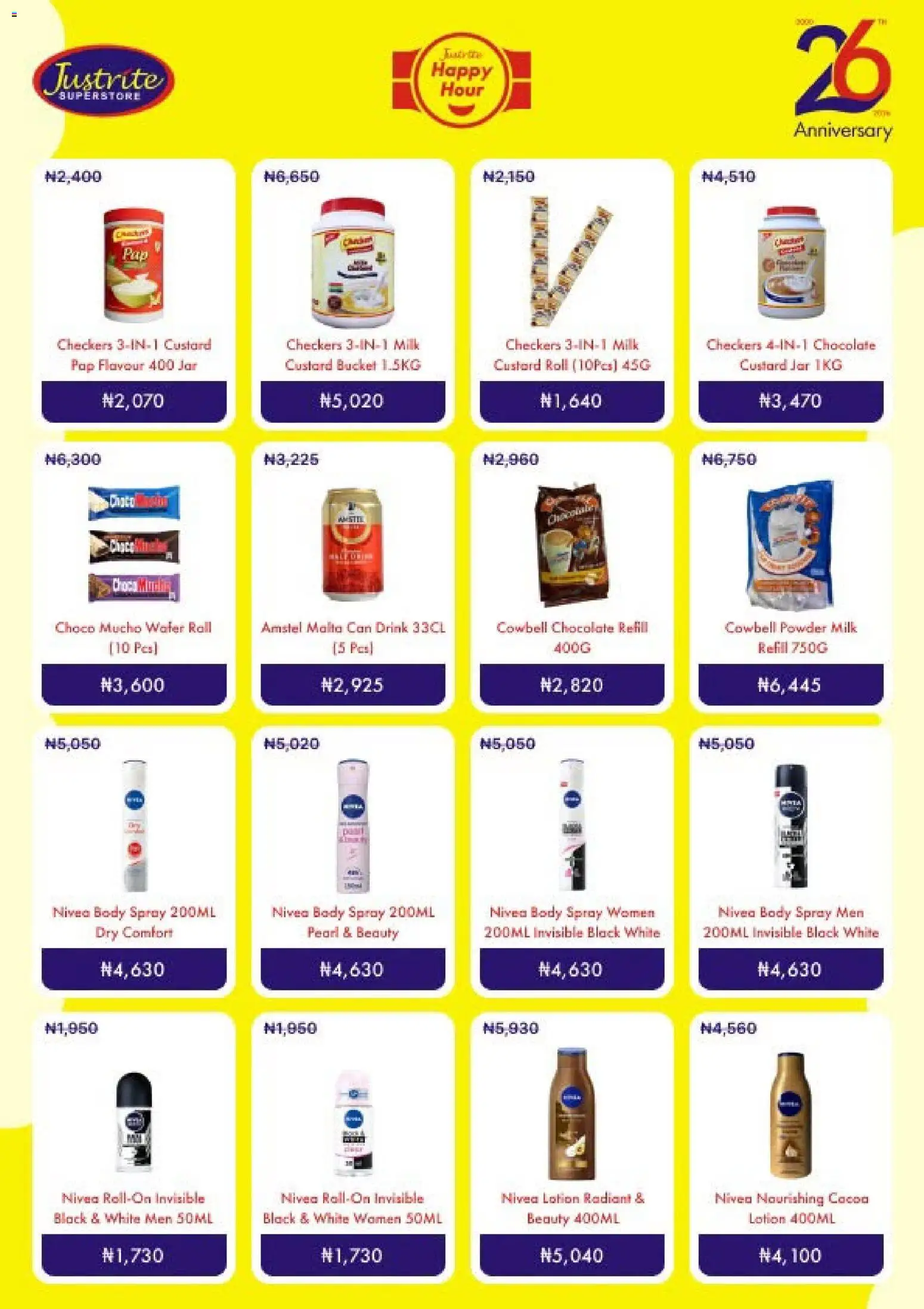 Justrite Catalogue valid from 30/08/2026 | Page: 2 | Products: Chocolate, Milk, Powder