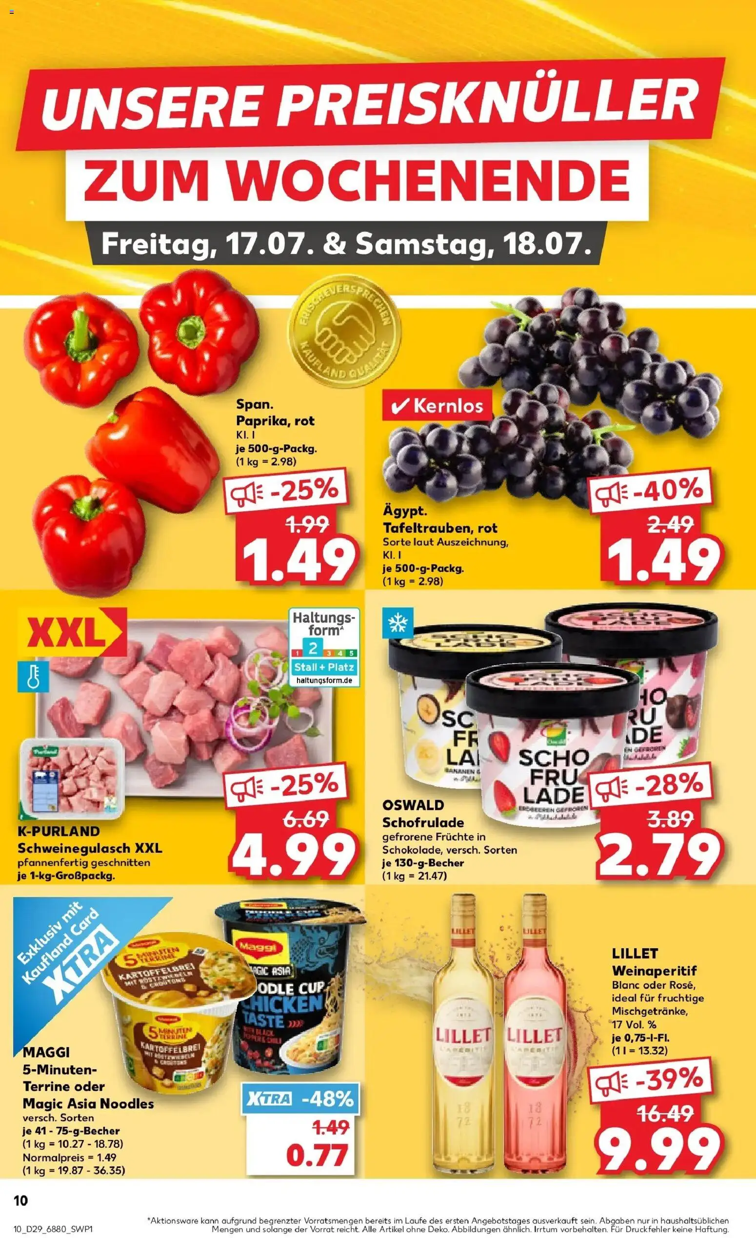 Kaufland Prospekt Lörrach – gültig ab 13.07.2026 | Seite: 19 | Produkte: Schweinegulasch, Maggi, Lillet
