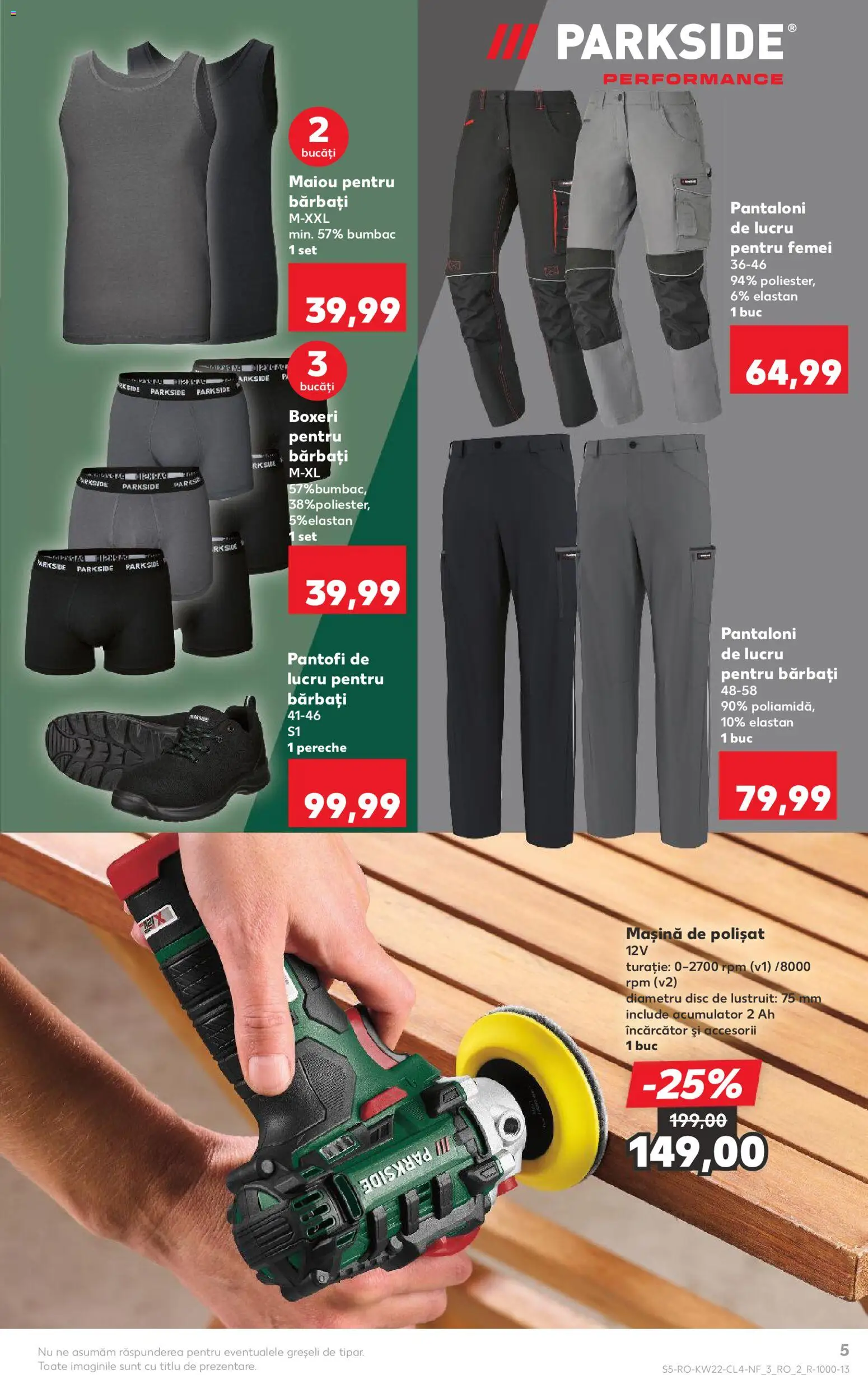 Noul catalog Kaufland – valabil de la 27.05.2026 | Pagină: 5 | Produse: Încărcător, Disc, Pantofi, Maiou