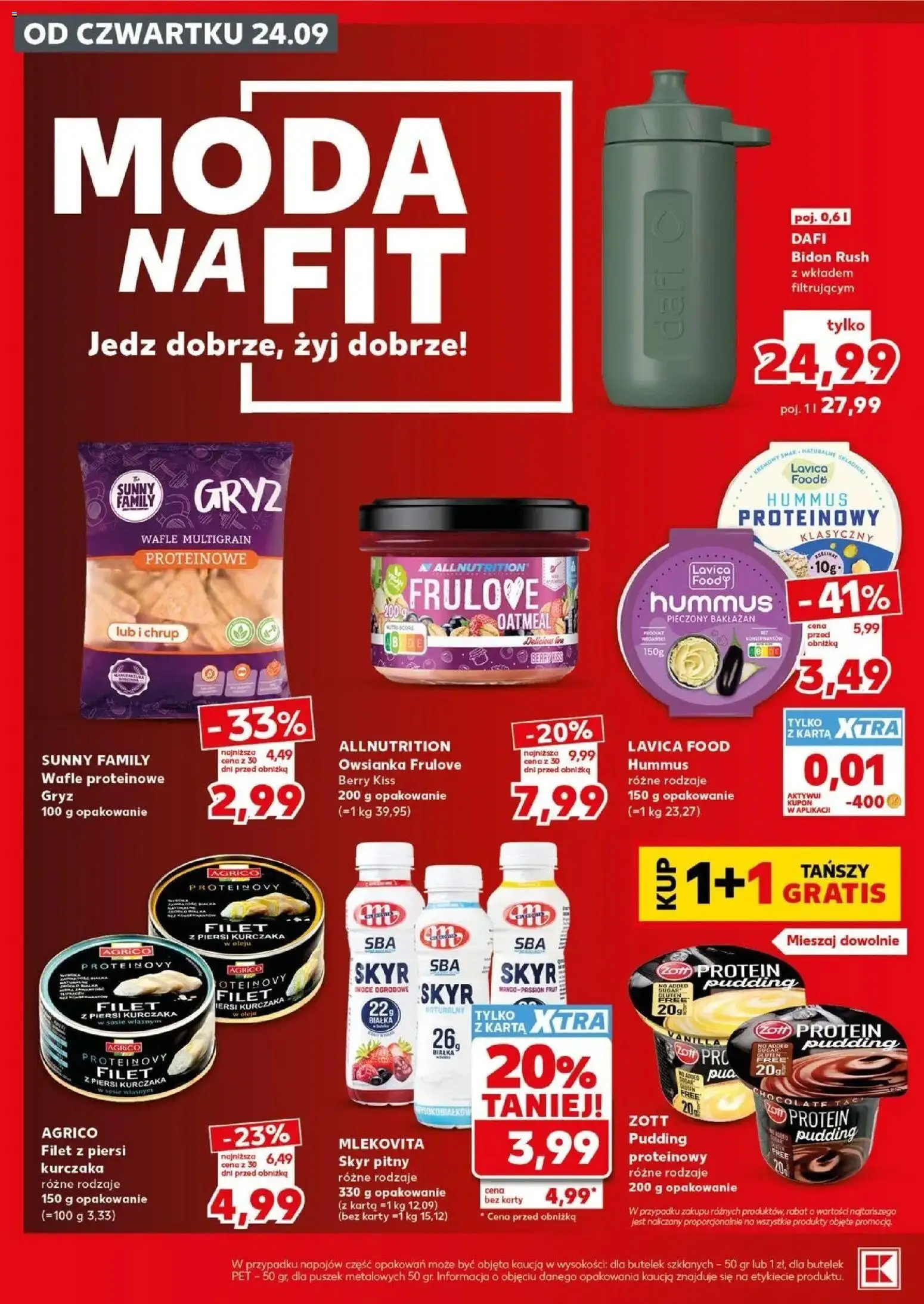 Kaufland gazetka - Super sobota od 26.09.2026 - od jutra PDF | Strona: 24 | Produkty: Owsianka, Piersi, Olej, Skyr