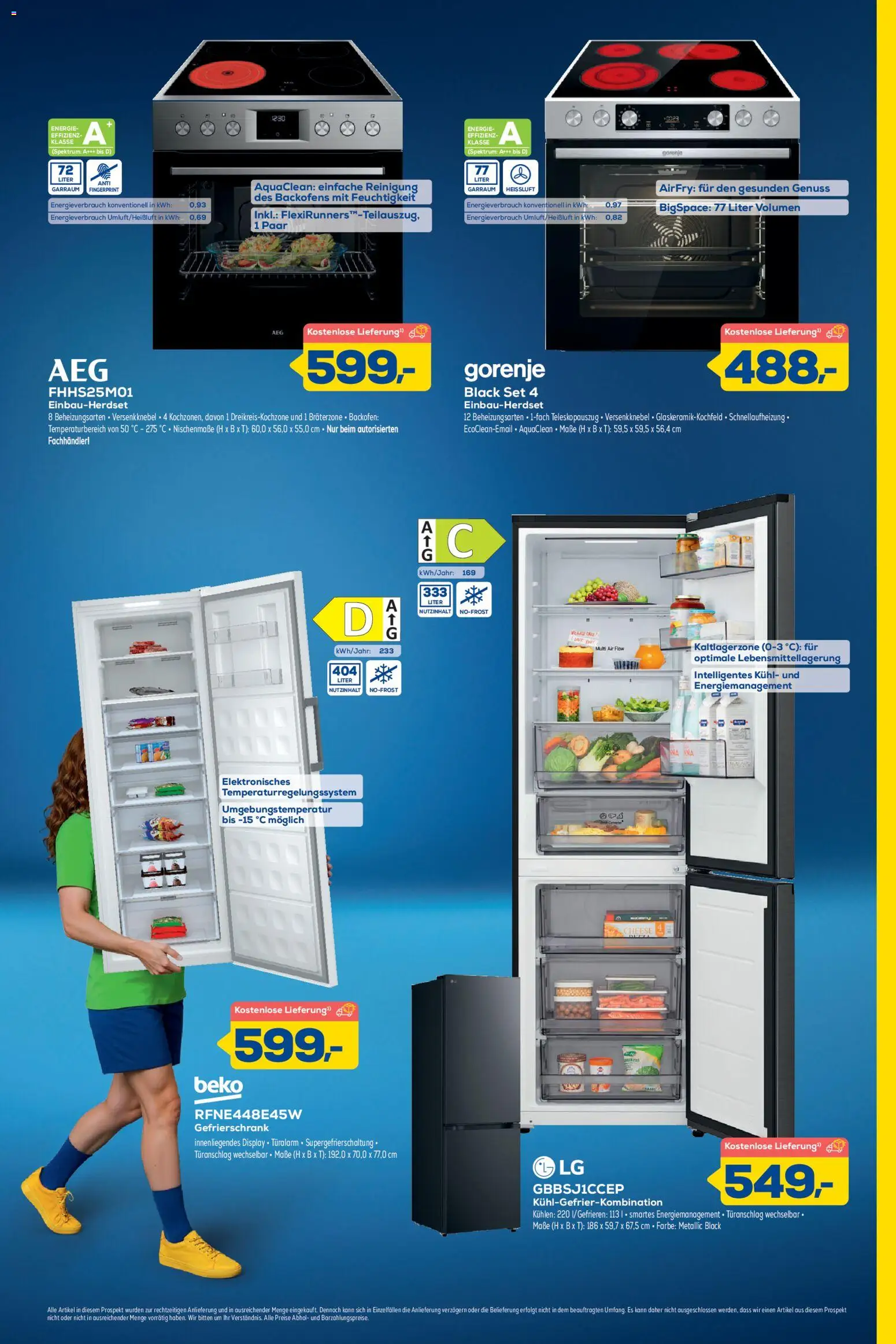 Euronics  Aktueller Prospekt – gültig ab 24.06.2026 | Seite: 7 | Produkte: Gorenje, Gefrierschrank, Backofen, Kühlgefrierkombination