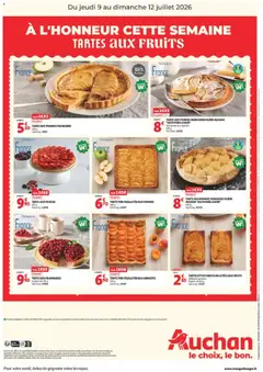 Auchan - Prévisualisation de TARTE AUX FRAMBOISES, Tarte aux framboises valide à partir de 09/07/2026 | Page: 2