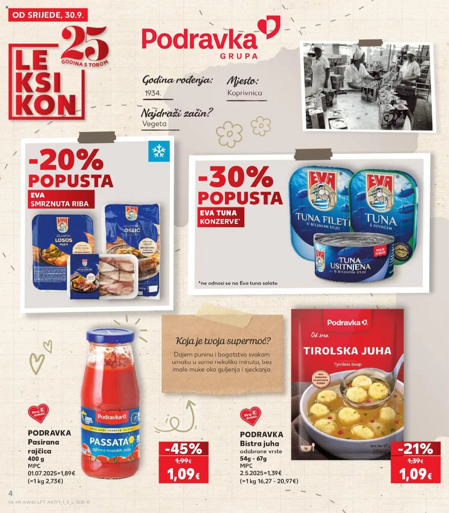 Kaufland HR akciós ujság - amely érvényes a következő dátumtól: 2026.09.30. | Oldal: 4