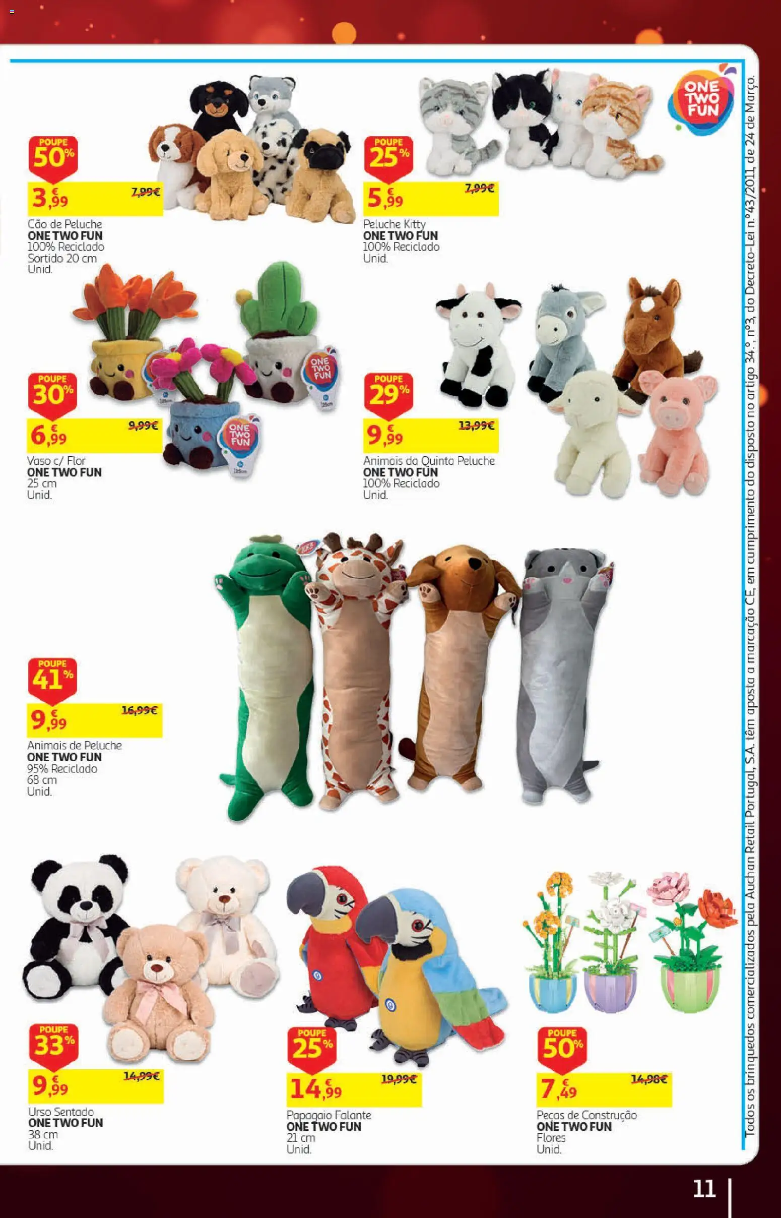 Auchan Halloween │ válido de 21/10/2026 | Página: 11 | Produtos: Flores, Papagaio, Vaso, Brinquedos