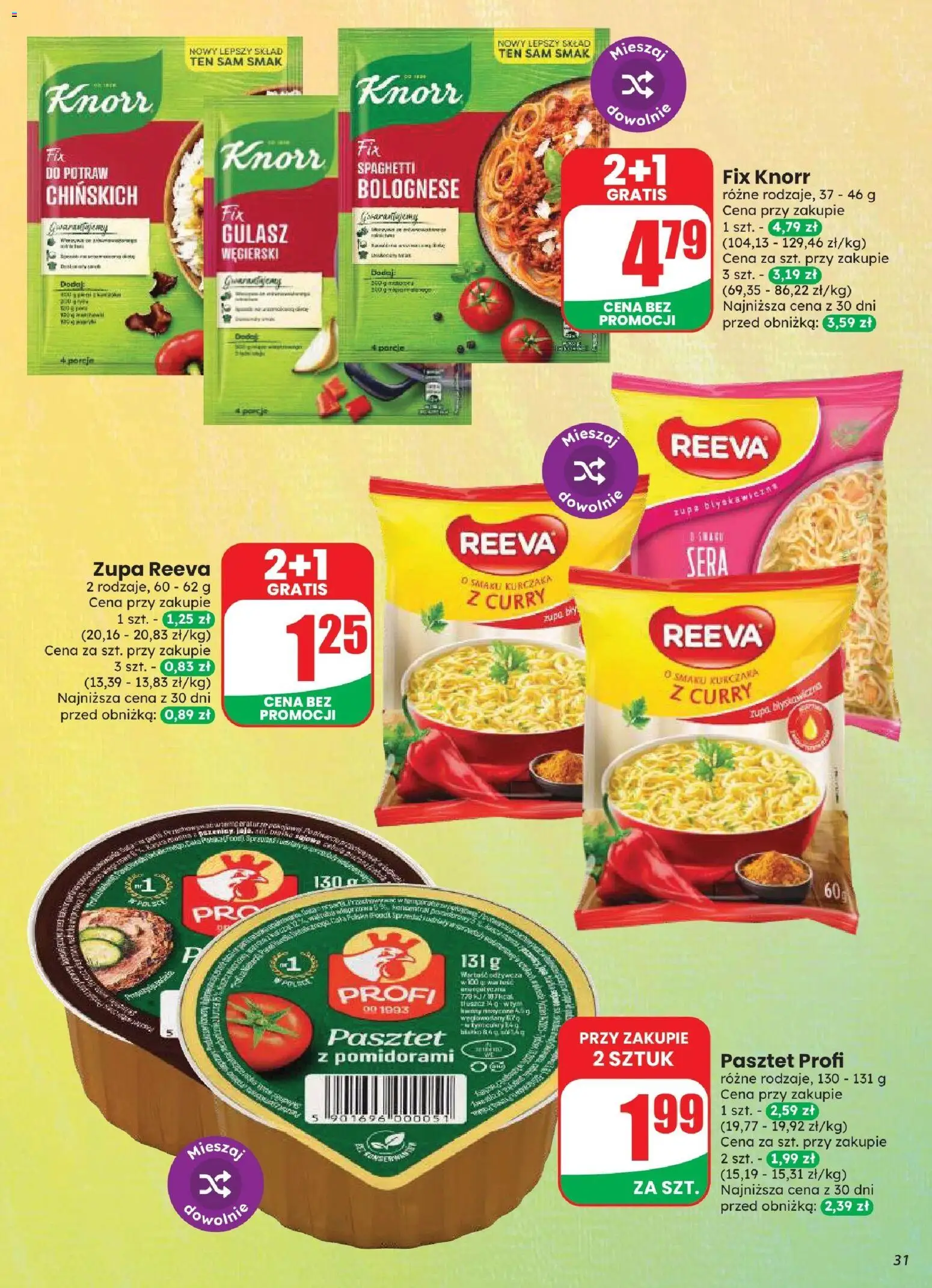 Dino gazetka od 12.08.2026 | Strona: 31 | Produkty: Spaghetti, Curry, Pasztet, Zupa