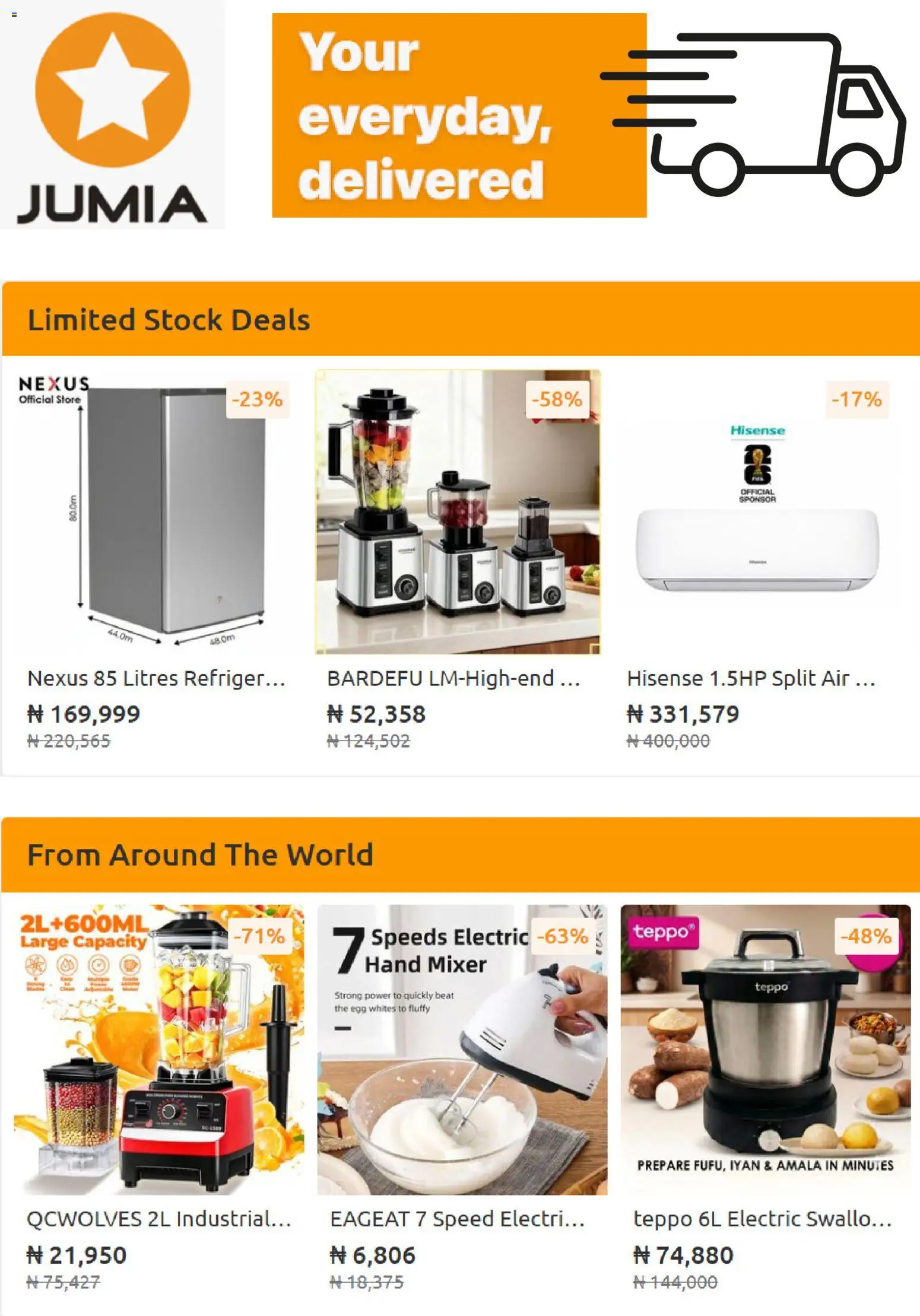 Jumia Catalogue valid from 01/08/2026 | Page: 2 | Products: Mixer