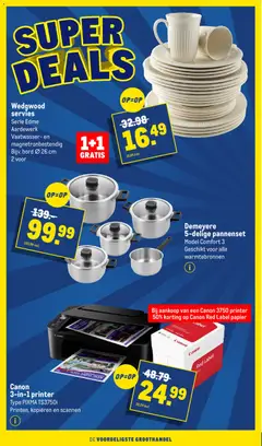 Makro folder - Super Deals - Voorbeeld van een folder van Makro, geldig van 20.05.2026 | Pagina: 8 | Producten: Servies, Printer, Vaatwasser, Papier