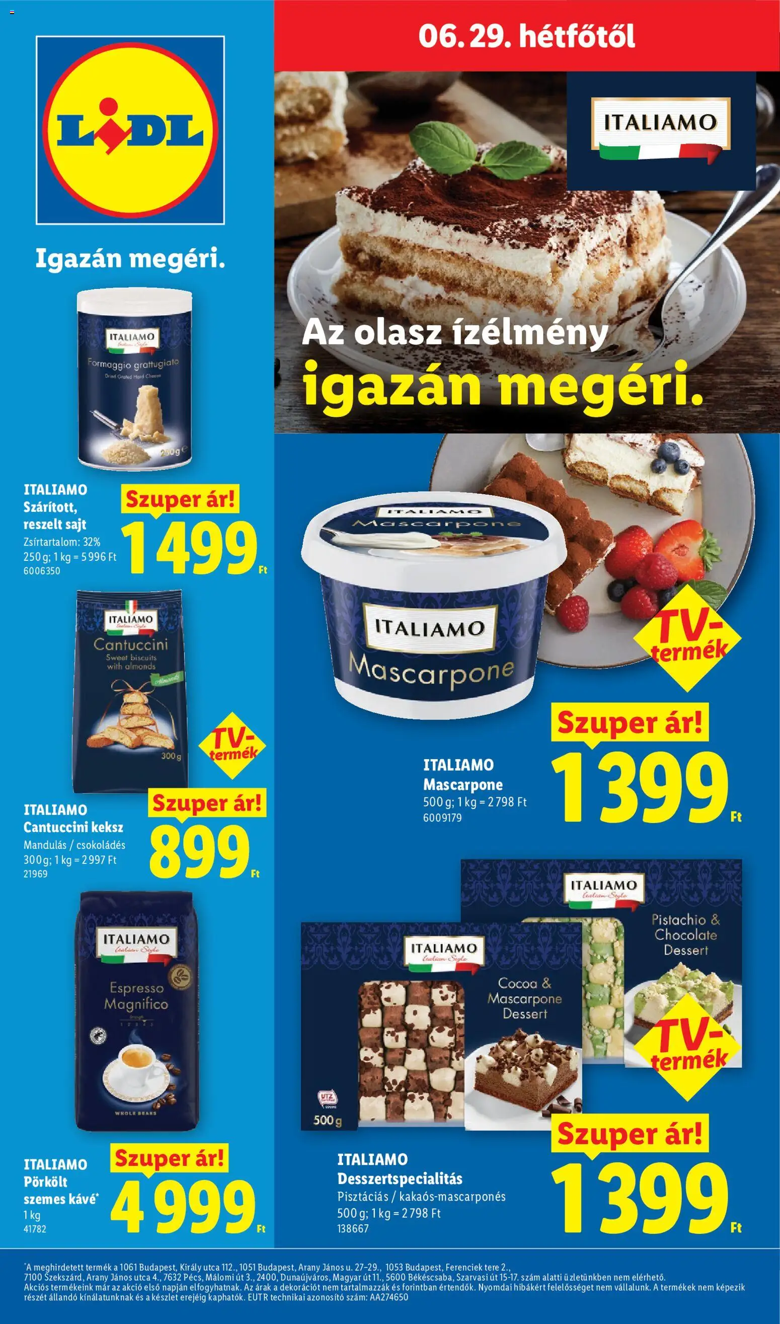 Lidl akciós ujság - amely érvényes a következő dátumtól: 25.06.2026 | Oldal: 74