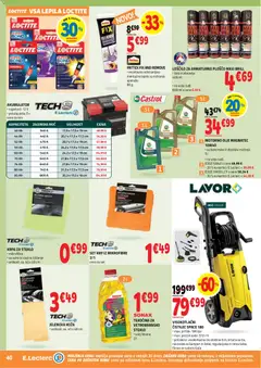 E.leclerc katalog akcije – veljaven od 29.04.2026 | Stran: 40 | Izdelki: Kos, Sampon, Krtaca, Akumulator