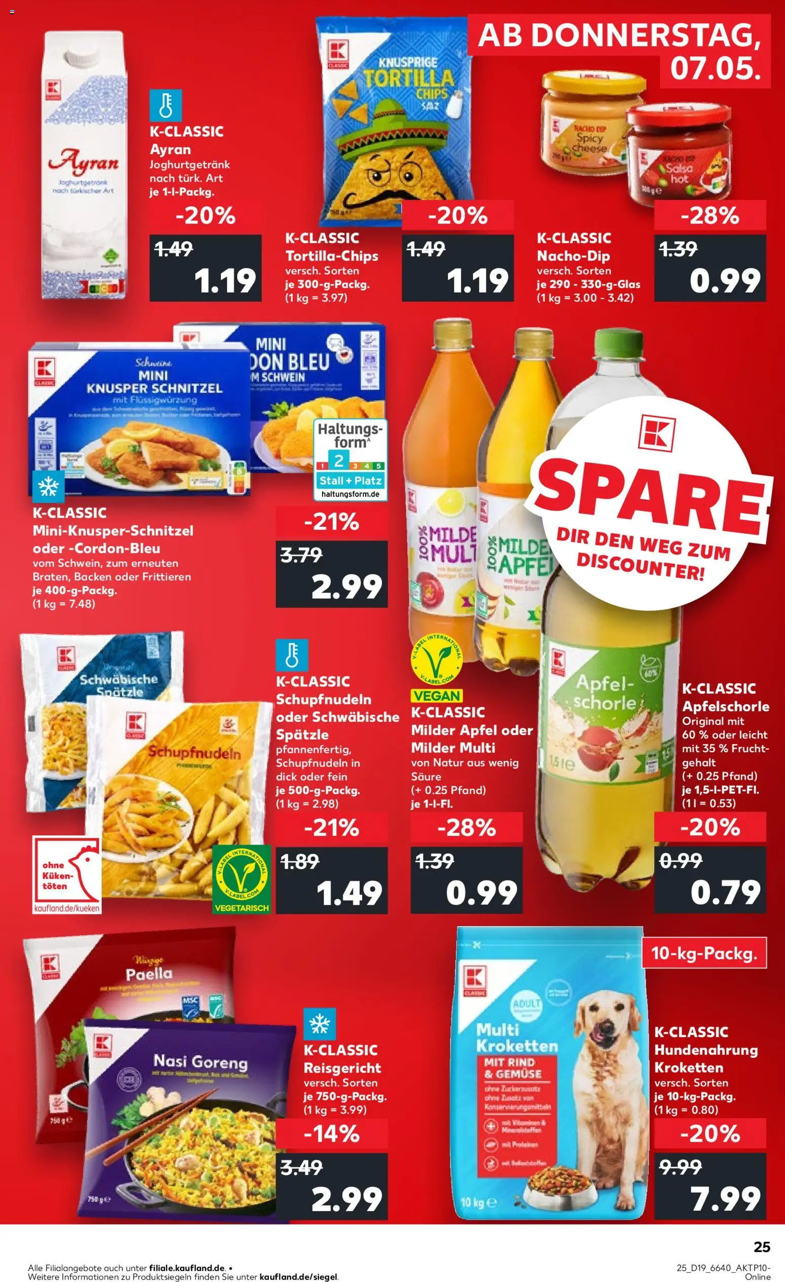 Kaufland Prospekt Stuttgart	 – gültig ab 07.05.2026 | Seite: 25 | Produkte: Äpfel, Schnitzel, Gemüse, Chips