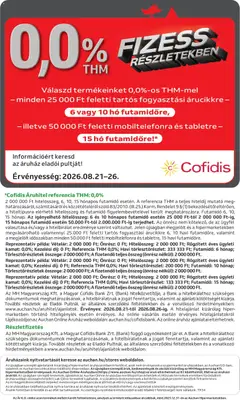 Auchan akciós újság - amely érvényes a következő dátumtól: 2026.08.21. | Oldal: 38