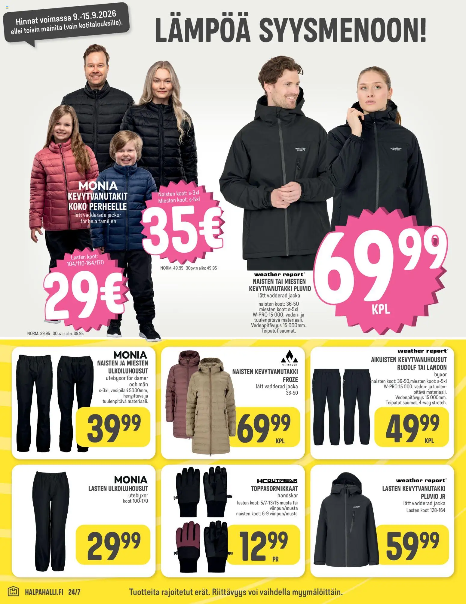 Halpa Halli tarjoukset – voimassa 09/09/2026 alkaen | Sivu: 10 | Tuotteet: Voi