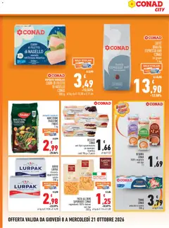 Anteprima del volantino PASTA ALL'UOVO SAPORIDEE CONAD, pasta all'uovo saporidee conad ingredienti 100% italiani vari tipi 250 g valido a partire dal 08/10/2026 | Pagina: 10