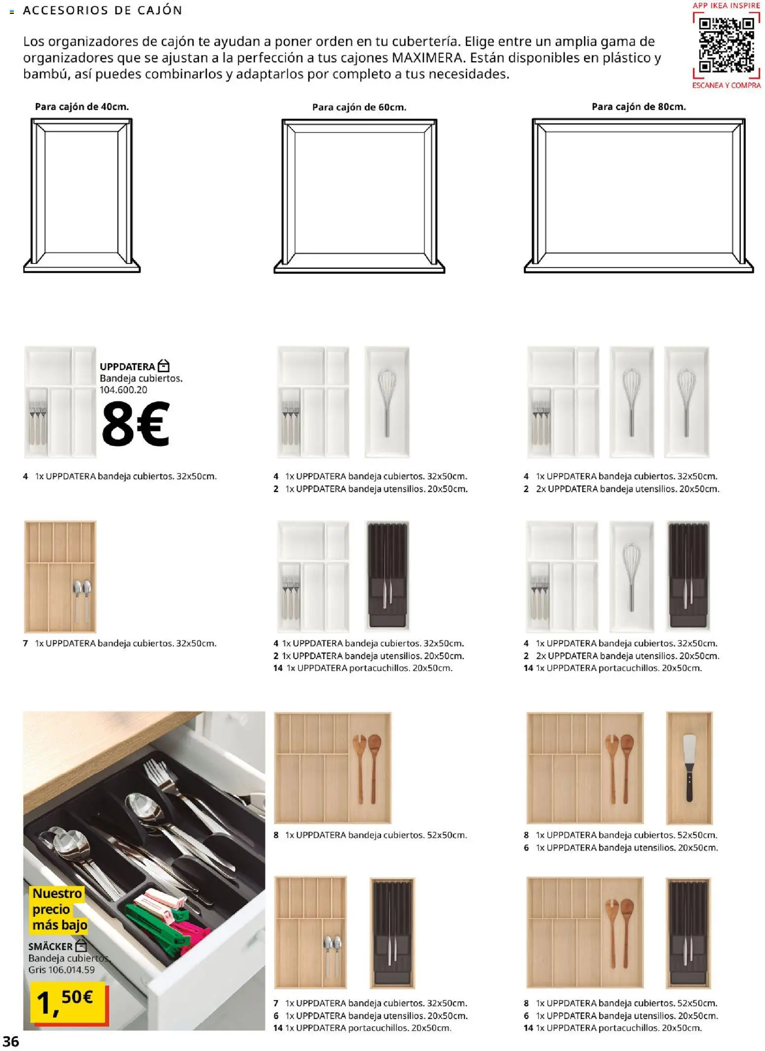 Catálogo IKEA Cocinas │ válido desde el 01/02/2026 | Página: 36 | Productos: Té, Bandeja