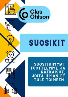 Clas Ohlson-mainoslehti voimassa 08.05.2026 alkaen