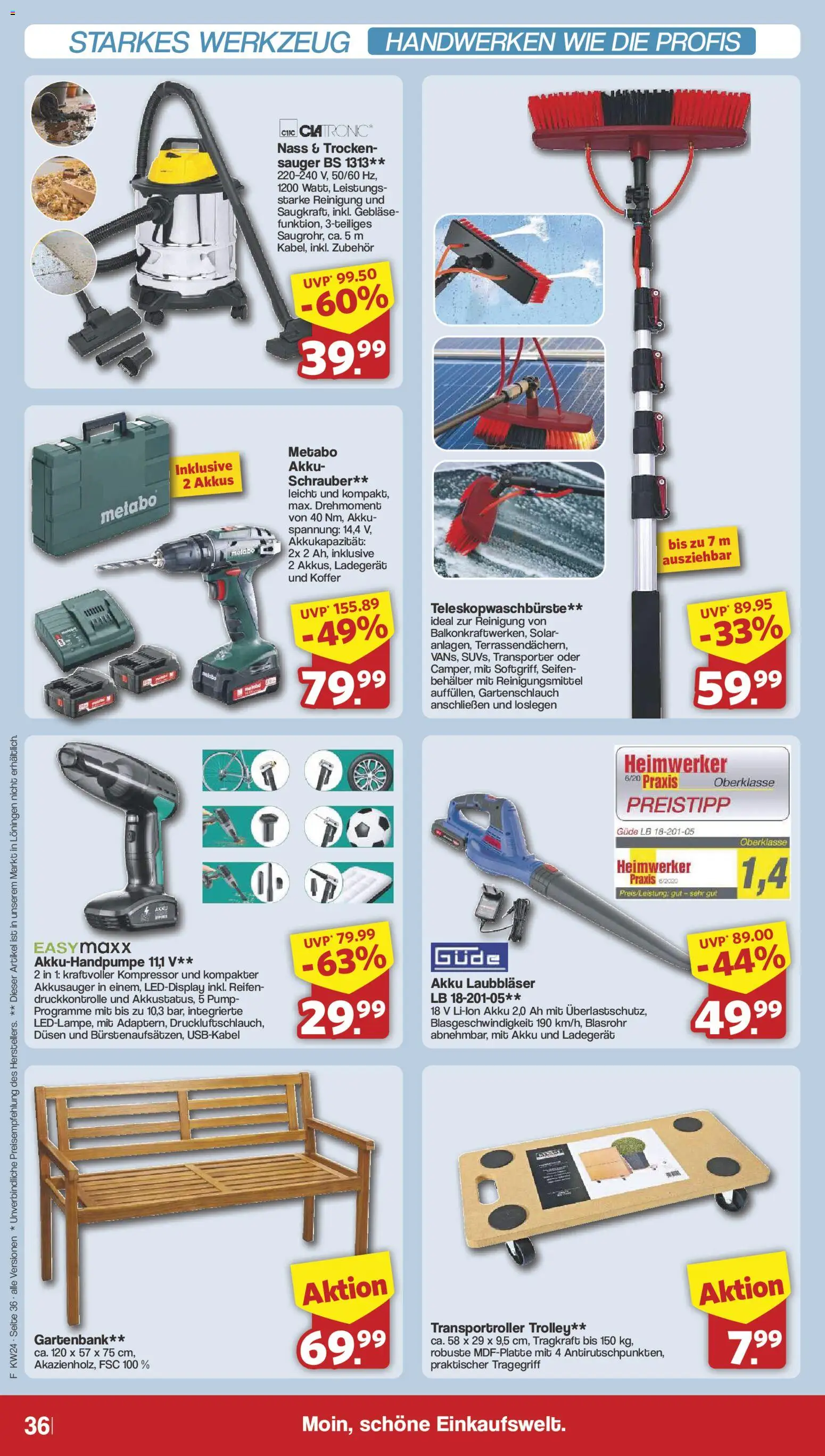 Famila Nordwest Prospekt – gültig ab 08.06.2026 | Seite: 38 | Produkte: Koffer, Ladegerät