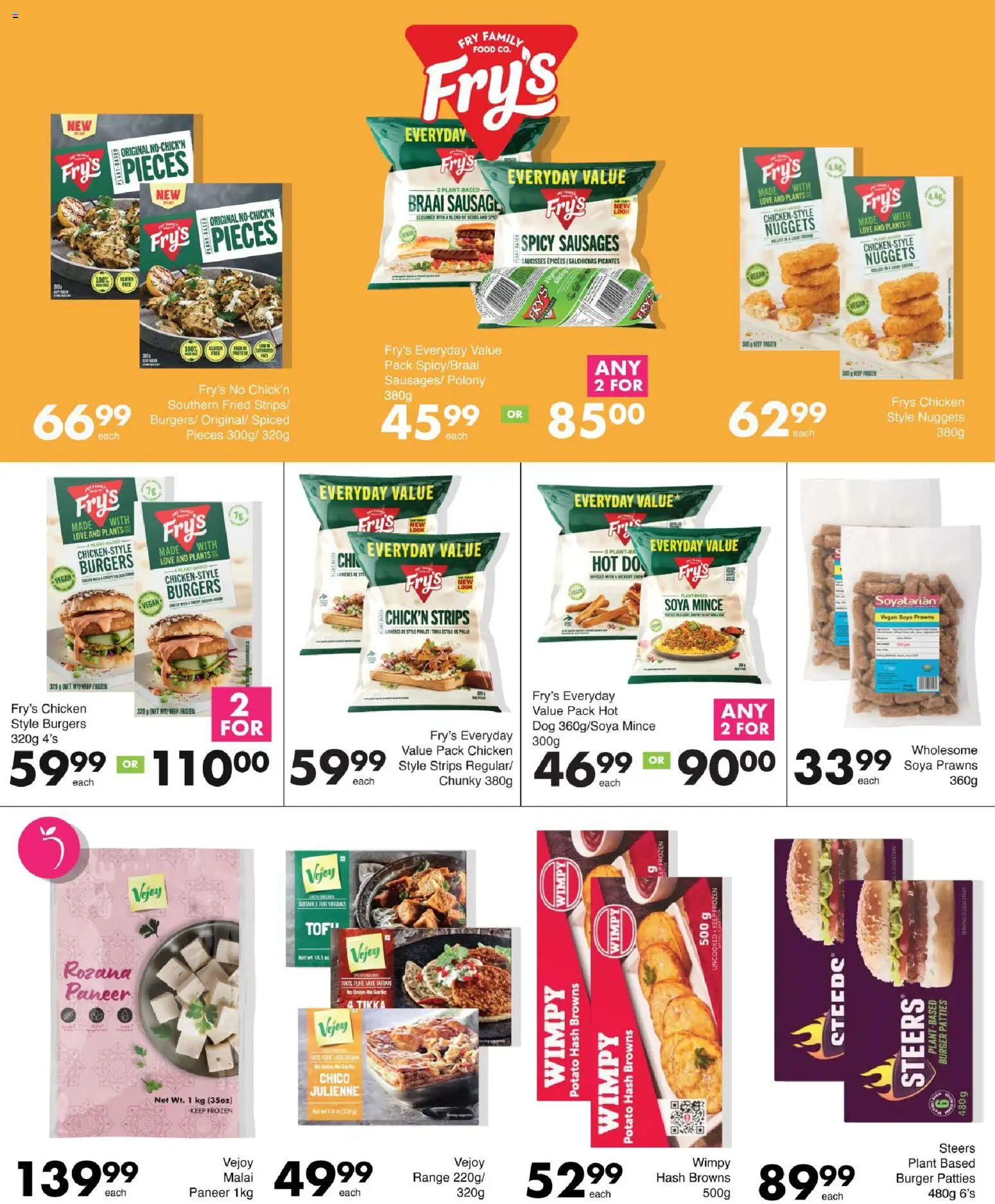 New Save catalogue – valid from 13/08/2026 | Page: 12 | Products: Soya mince, Herbs, Fry's, Onion