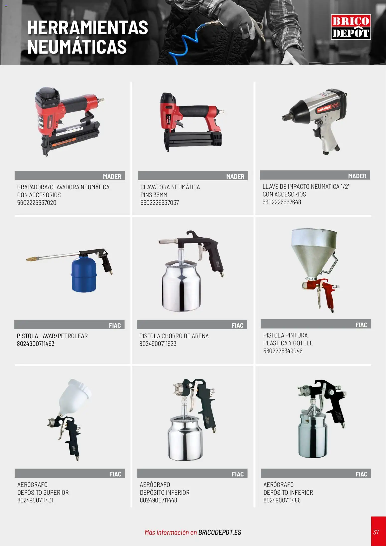 Brico Depôt Catalogo de Herramientas │ válido desde el 07/10/2026 | Página: 37 | Productos: Herramientas