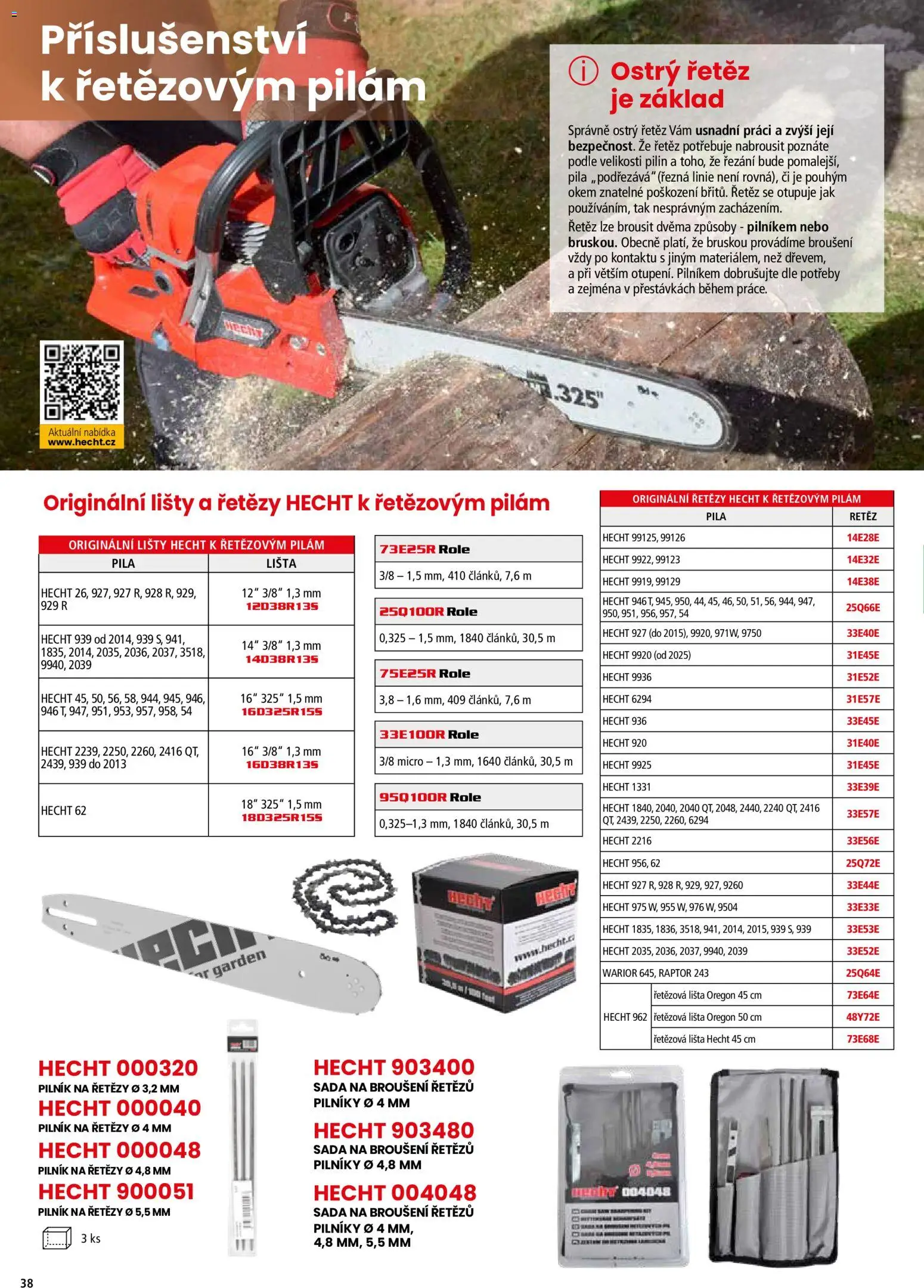 Hecht katalog - Jaro - léto 2026 od 19.02.2026 | Strana: 38 | Produkty: Hecht, Pila